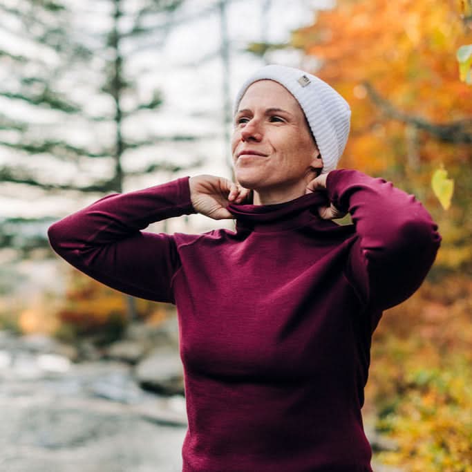Women's Midweight Merino Wool Turtleneck | 100% Merino Wool - Image 6