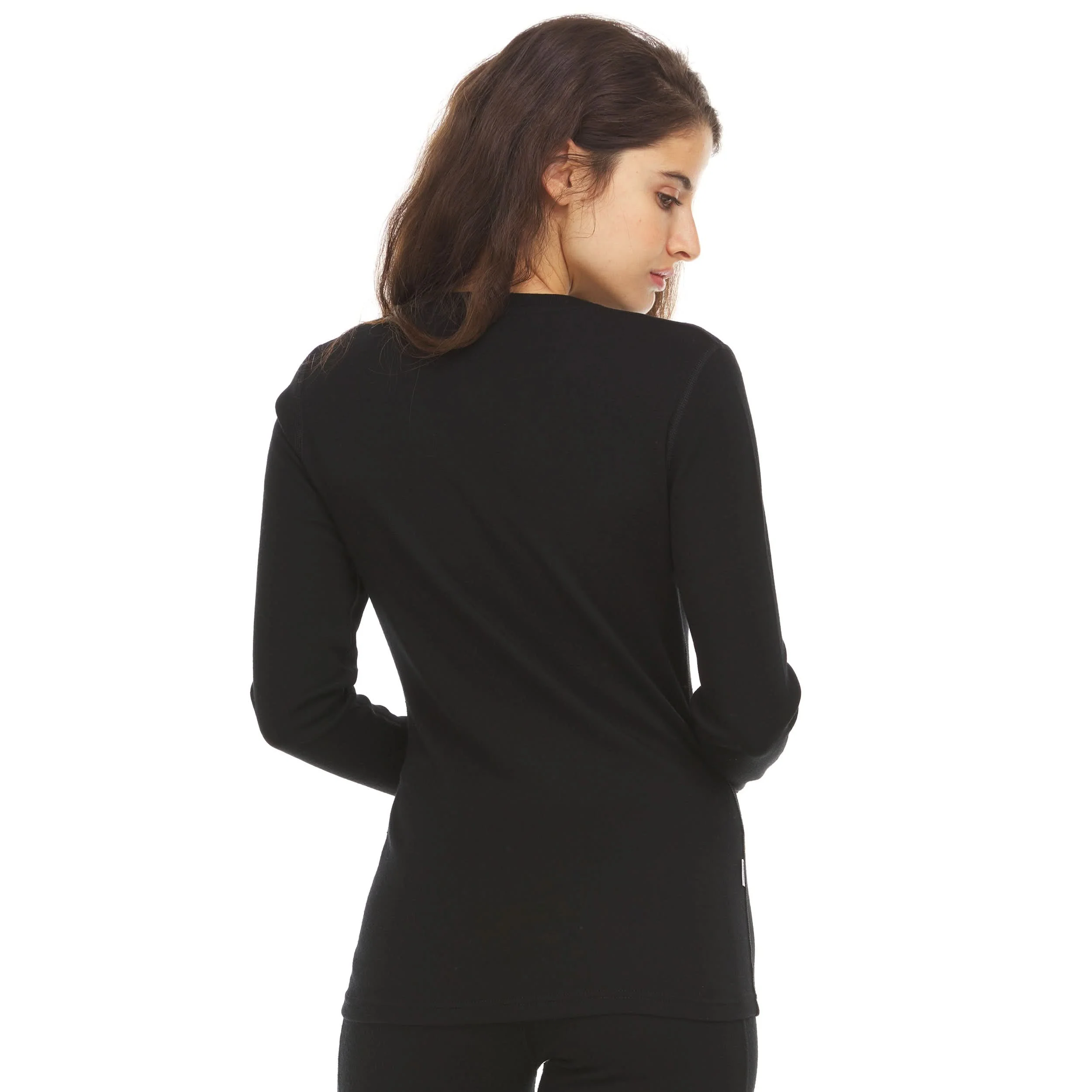 Women's Midweight Merino Wool V-Neck Sweater | 100% Merino Wool - Image 6