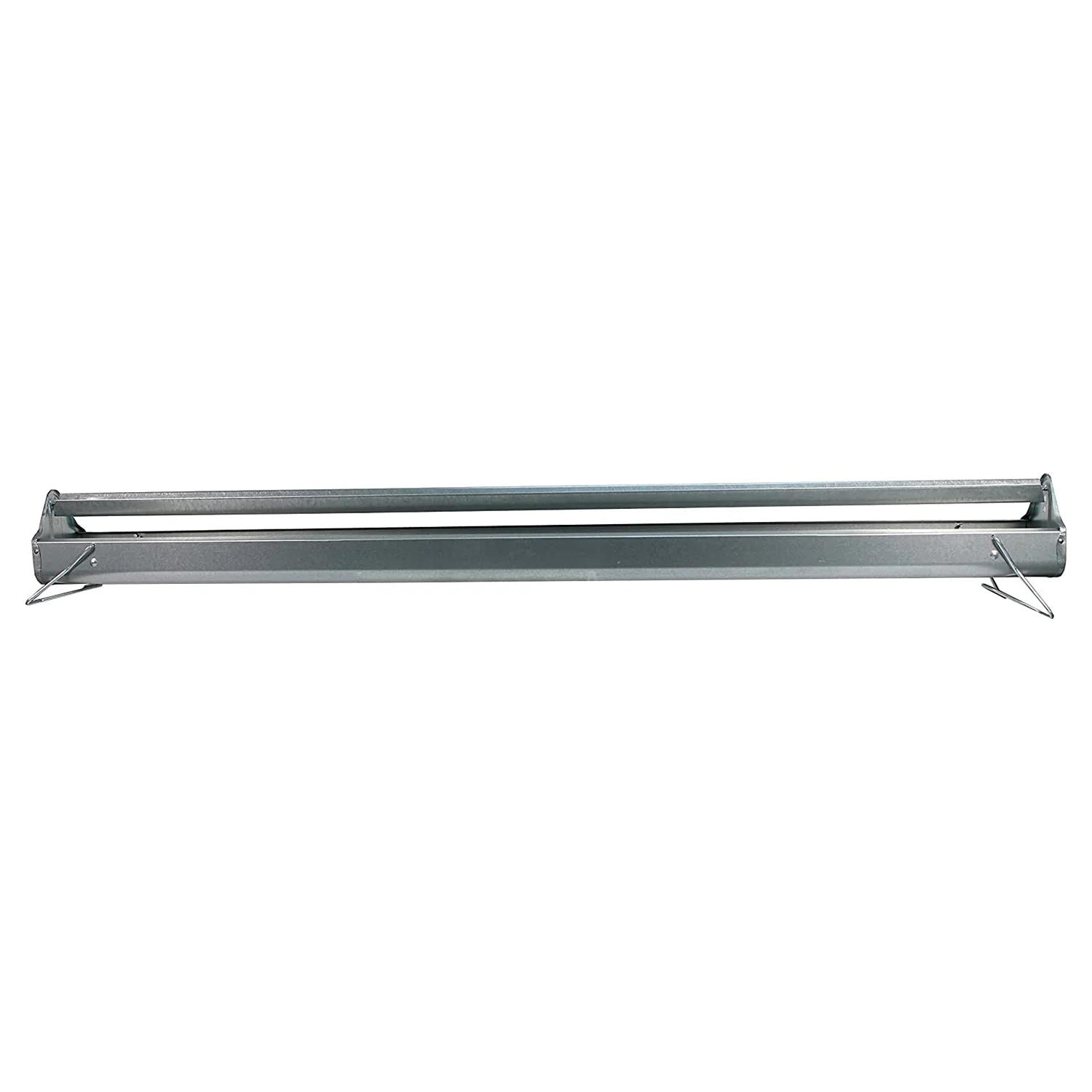 Miller Manufacturing Company 36 Inch Poultry Feeder Trough w/ Reel Top, Steel - Image 2