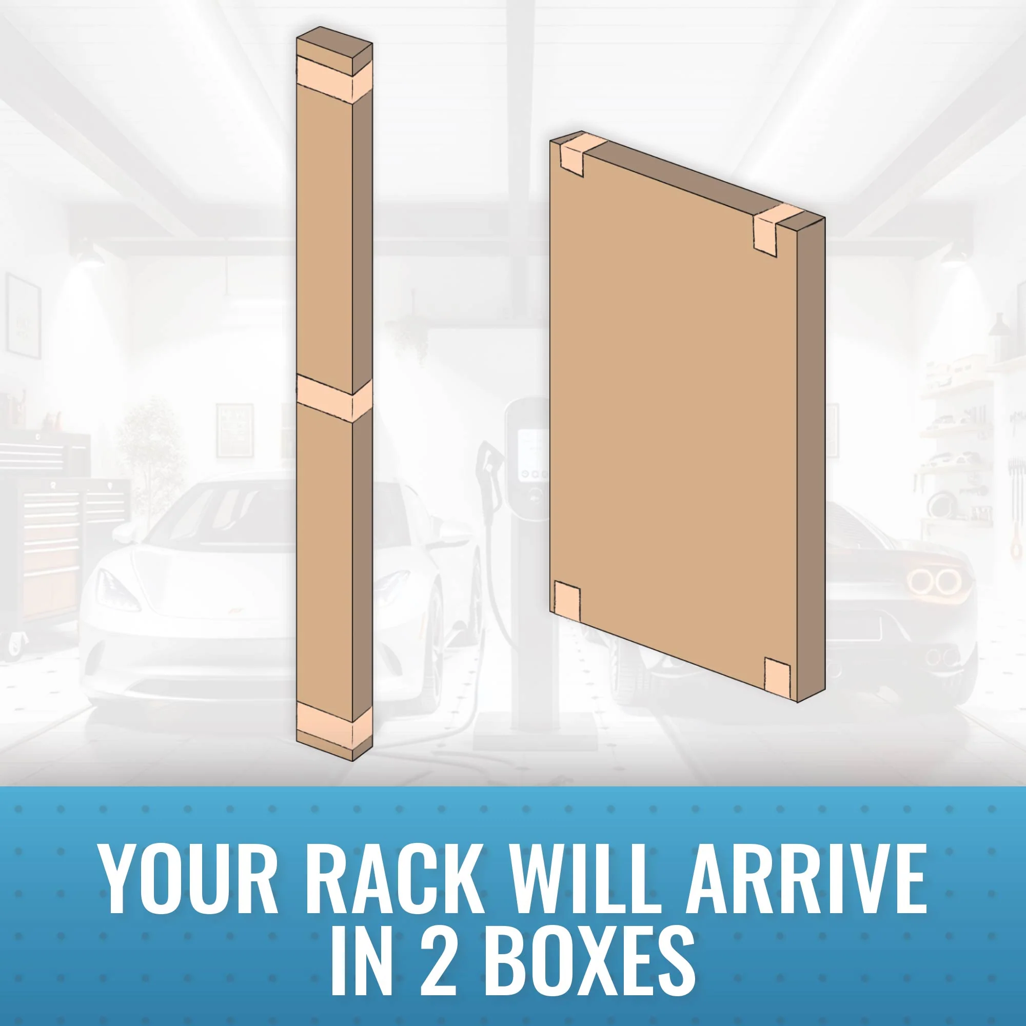 MonsterRax 4'x8' Overhead Garage Storage Rack Holds Up to 500 Pounds, Hammertone - Image 5