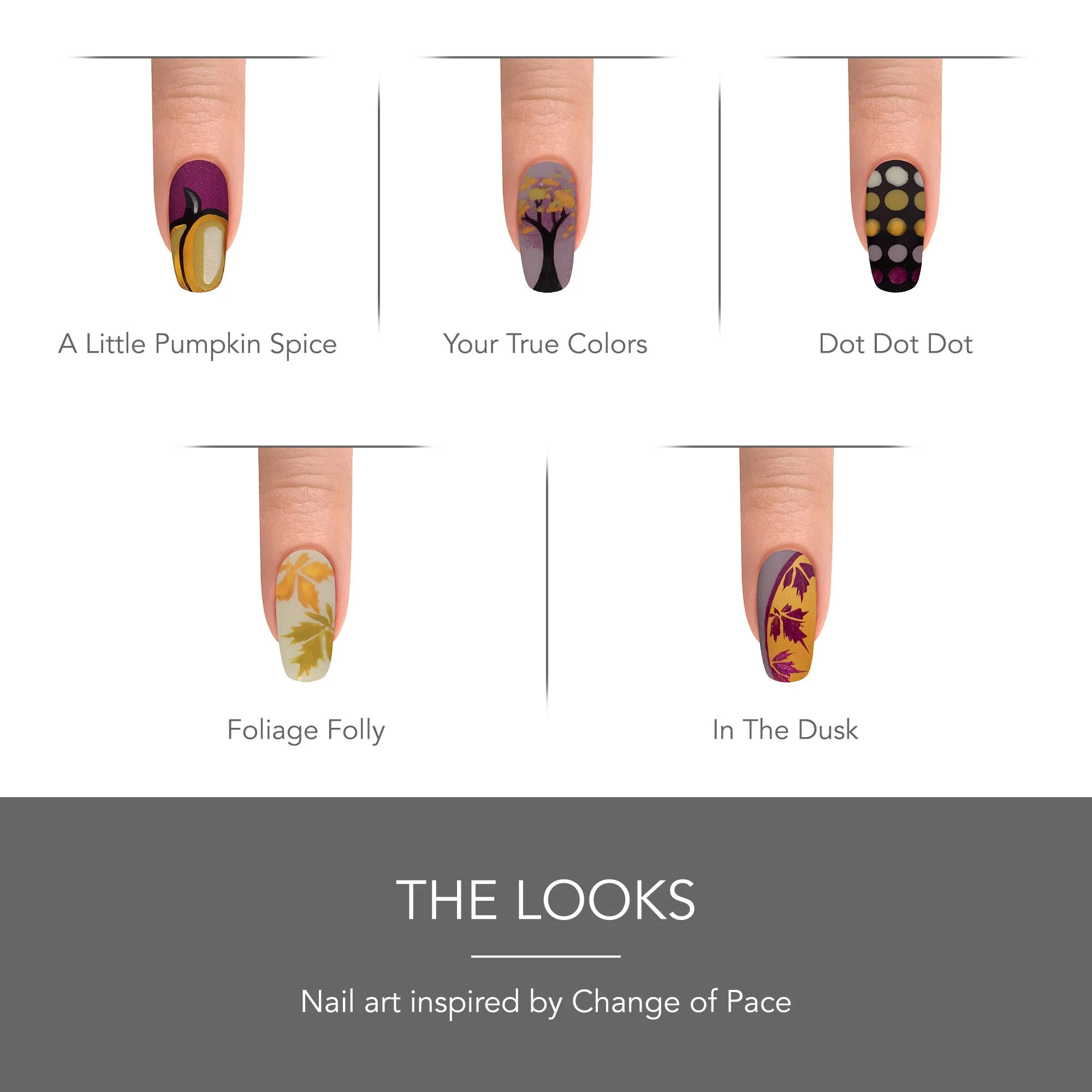 Morgan Taylor Fall 2023 Change of Pace Nail Lacquer Polish Manicure Set 3 Pack - Image 2