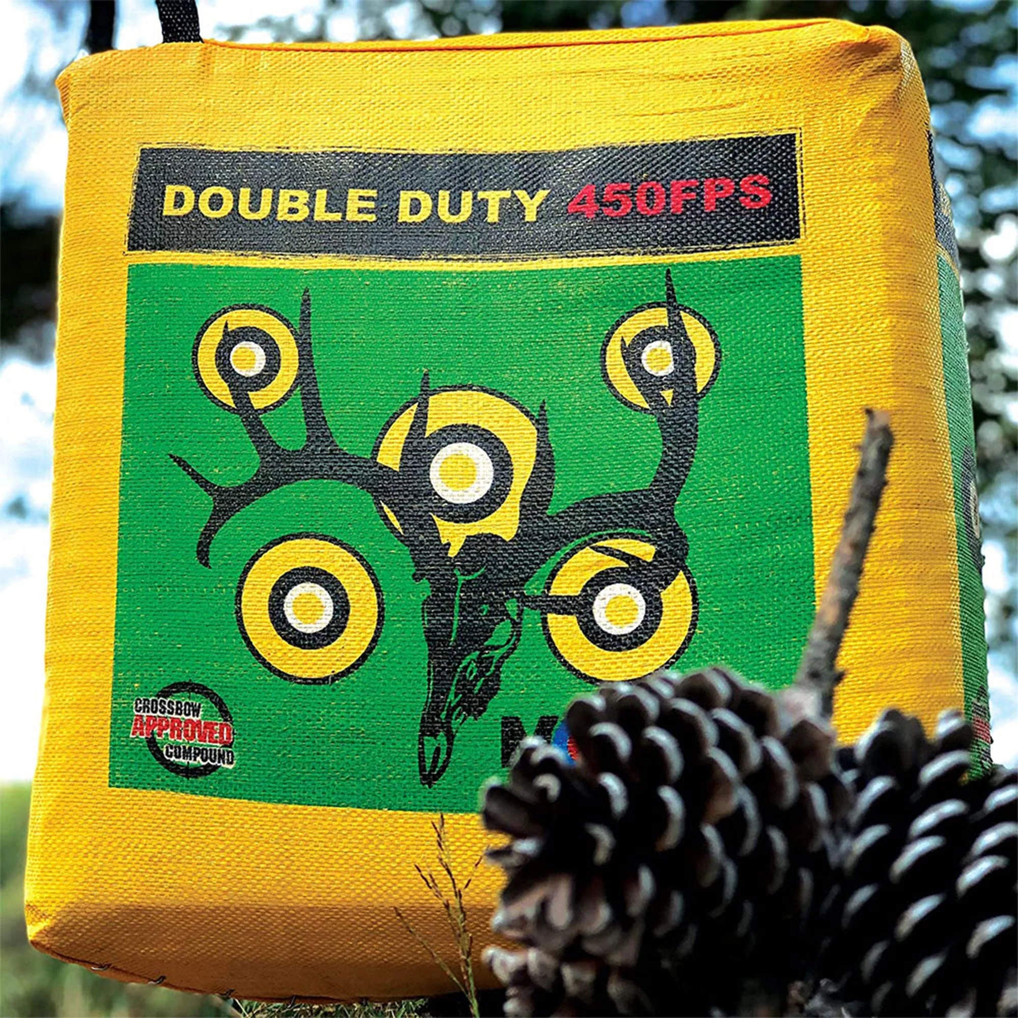 Morrell Double Duty 450 FPS 4 Sided Cube Field Point Archery Bag Target, 4 Pack - Image 7