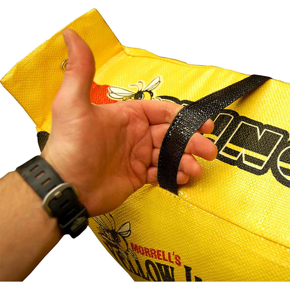Morrell Yellow Jacket 19lb Bag Target w/ HME Products Target Stand & Bow Hanger - Image 5