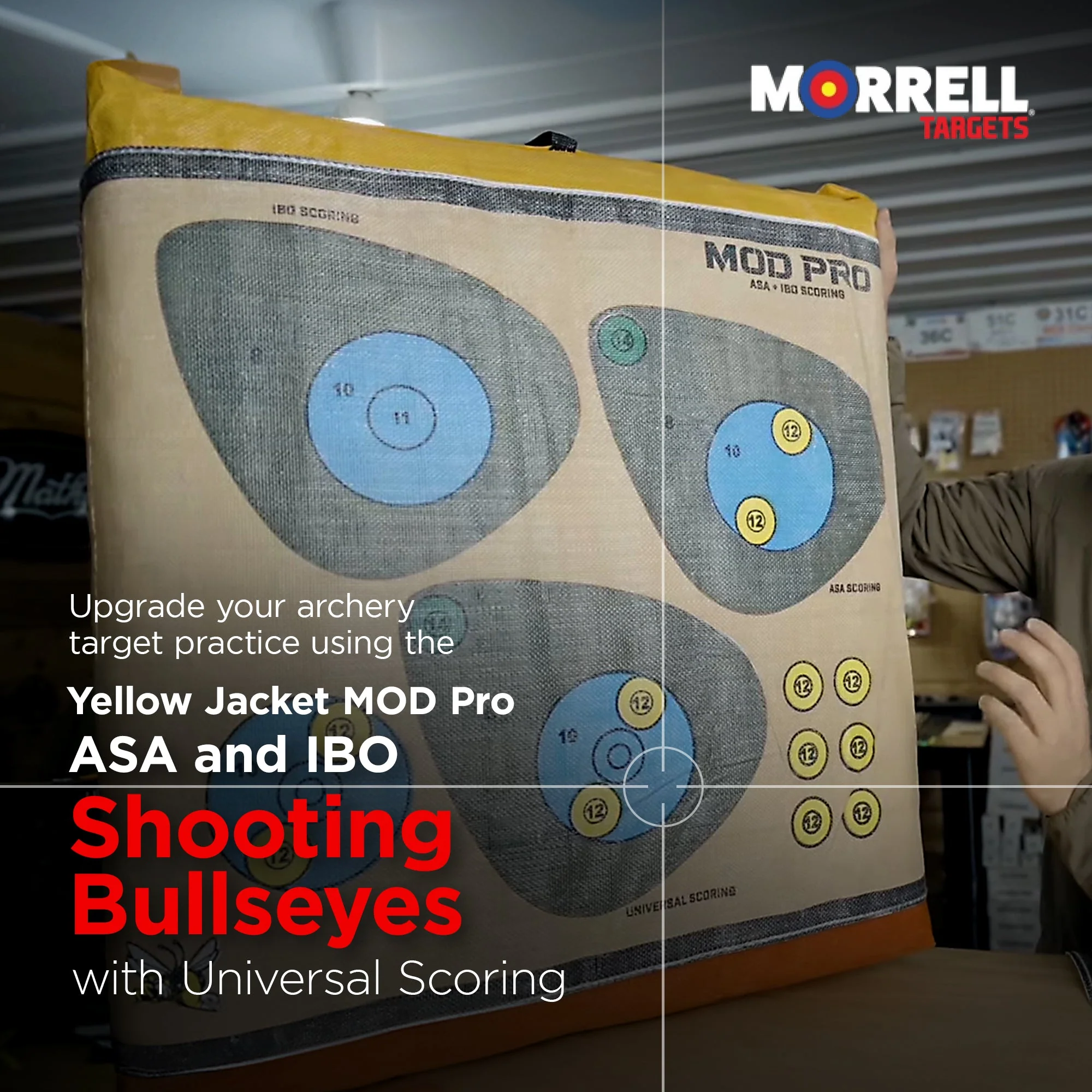 Morrell Yellow Jacket MOD Pro ASA and IBO Shooting Bullseyes w/Universal Scoring - Image 5
