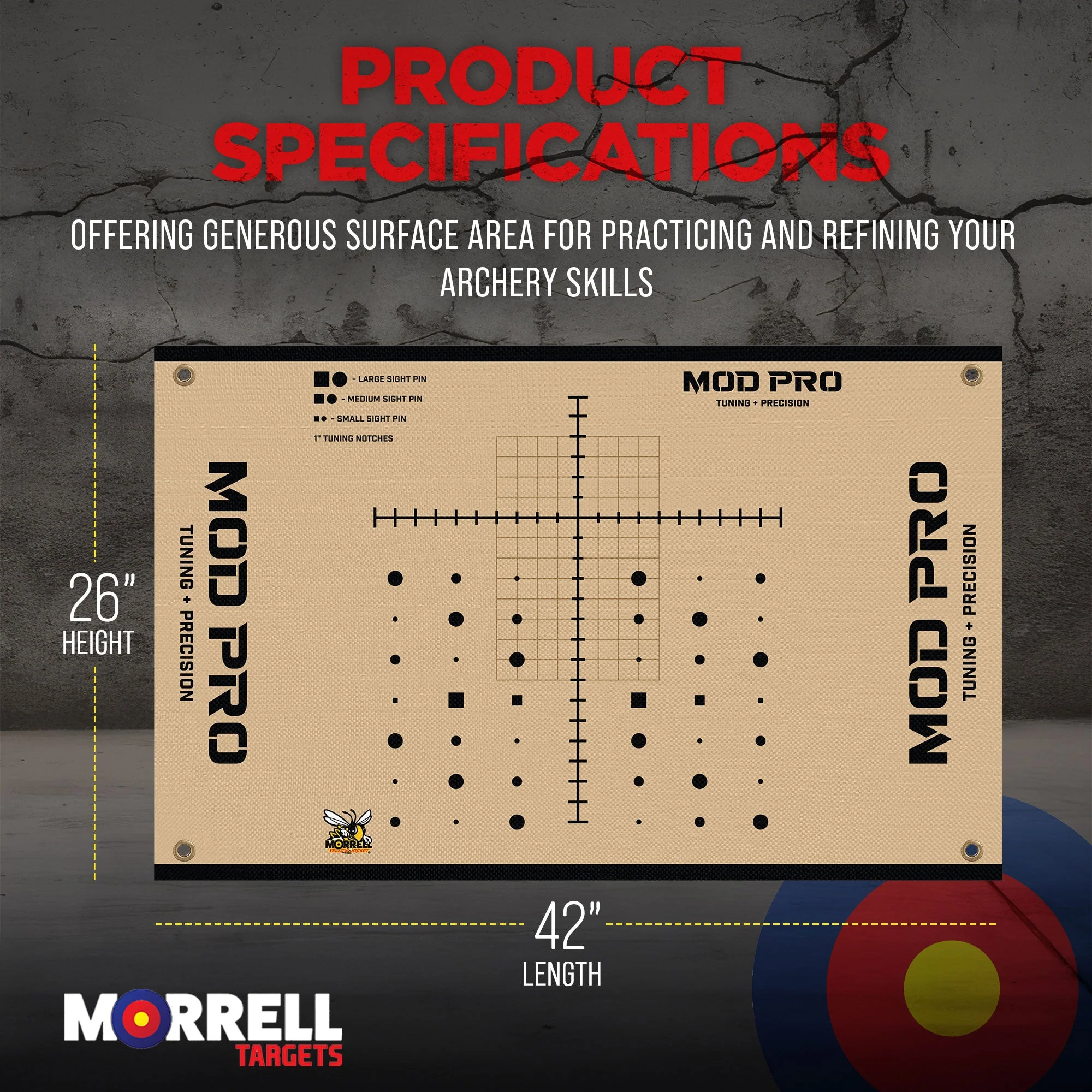 Morrell Yellow Jacket MOD Pro Polypropylene for MOD Pro Archery Target, 2 Pack - Image 3