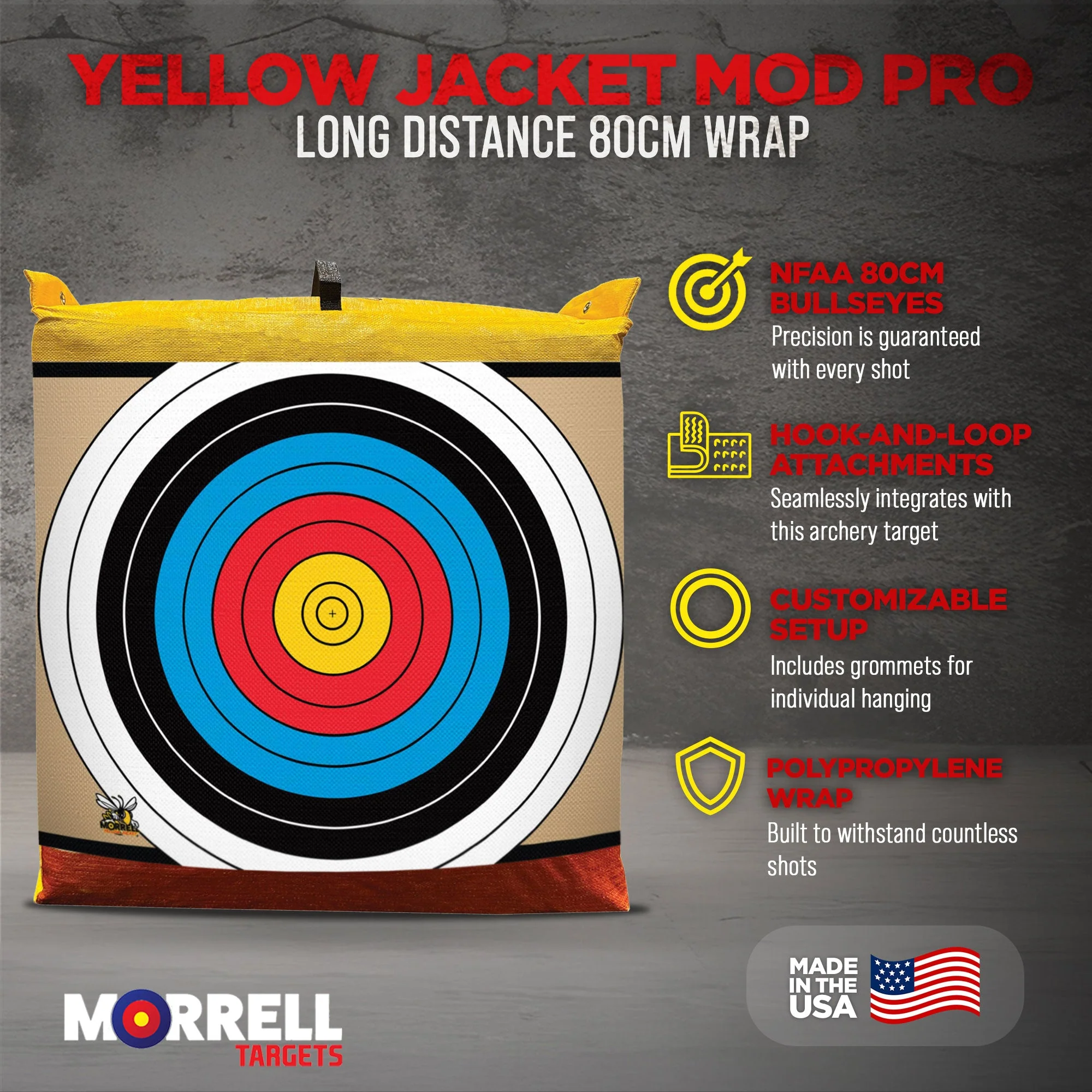 Morrell Yellow Jacket MOD Pro Polypropylene Wrap for Bows, 4 Pack, Tan - Image 4
