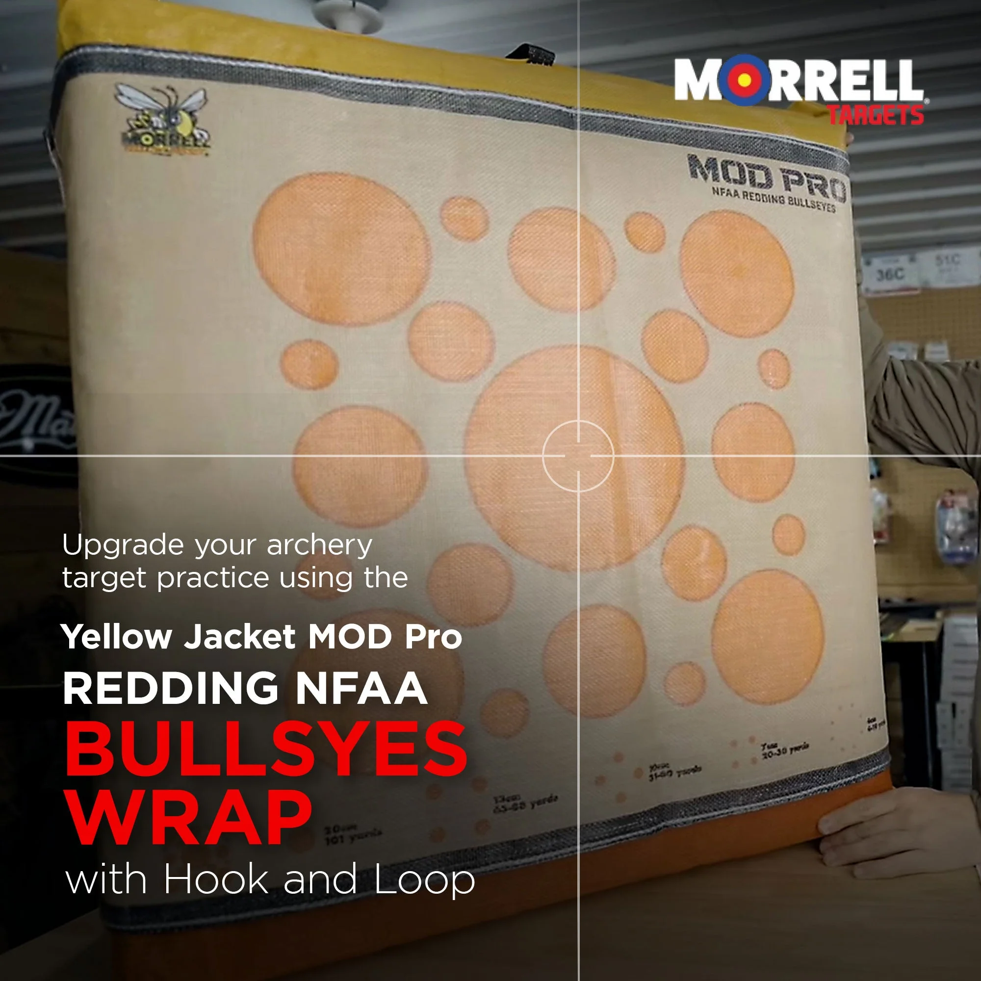 Morrell Yellow Jacket MOD Pro Redding NFAA Bullseyes Wrap w/ Hook & Loop, 2 Pack - Image 5
