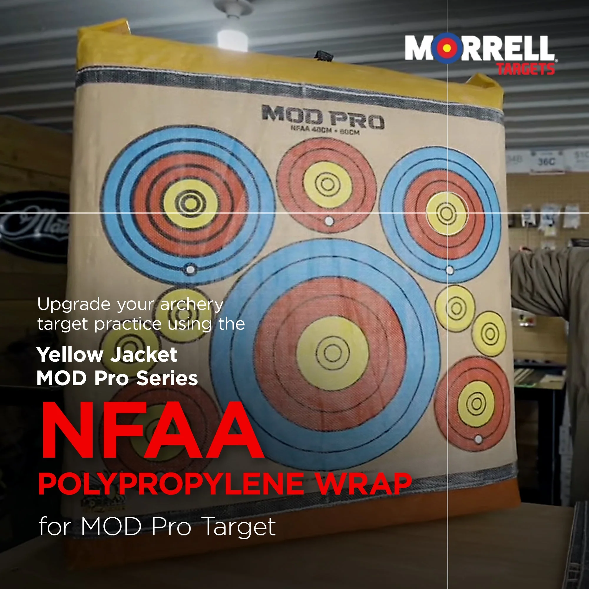 Morrell Yellow Jacket MOD Pro Series-NFAA Polypropylene Wrap Archery Target - Image 4