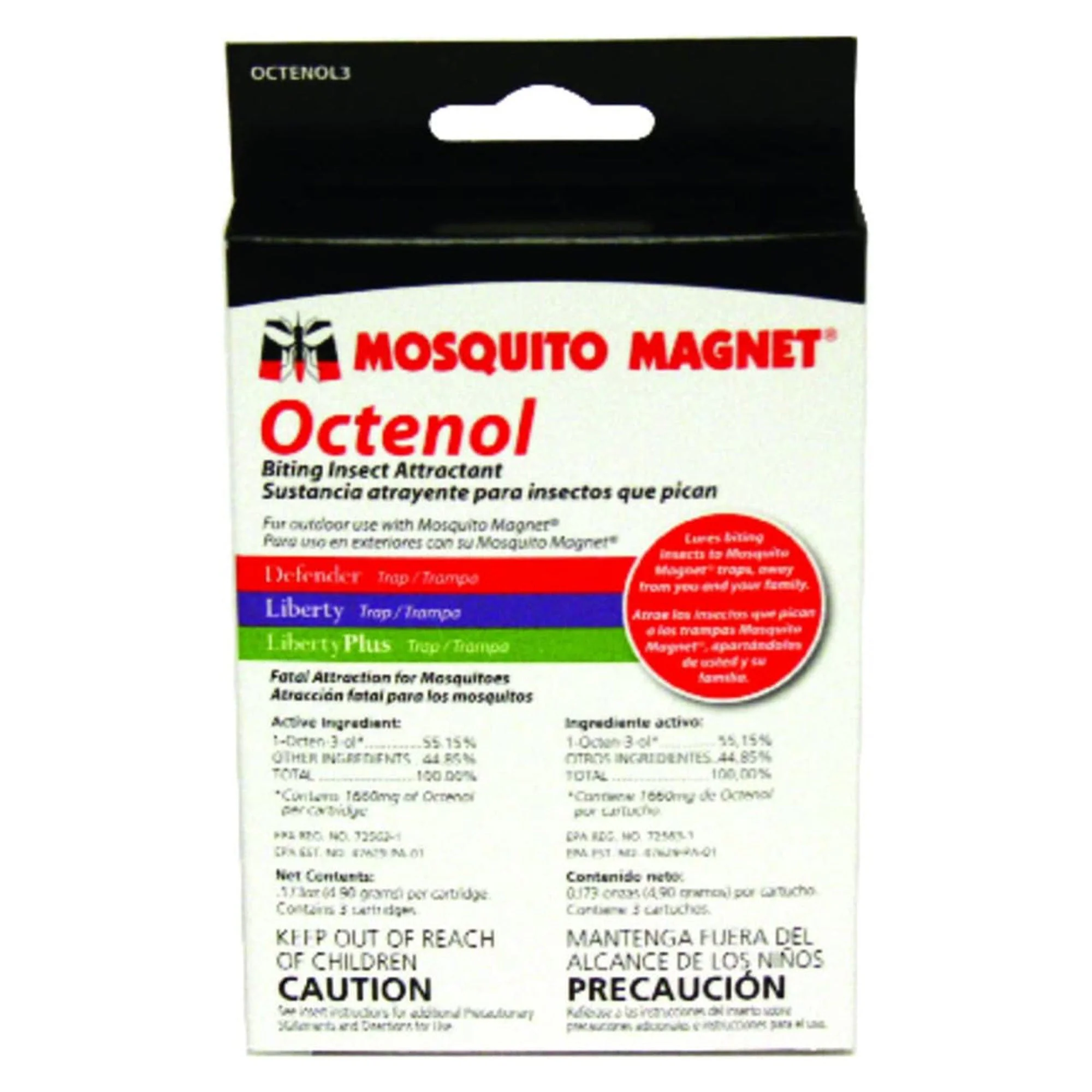 Mosquito Magnet 0.3 Pound Modern Ready to Use Refill Cartridge Octenol (2 Pack) - Image 2