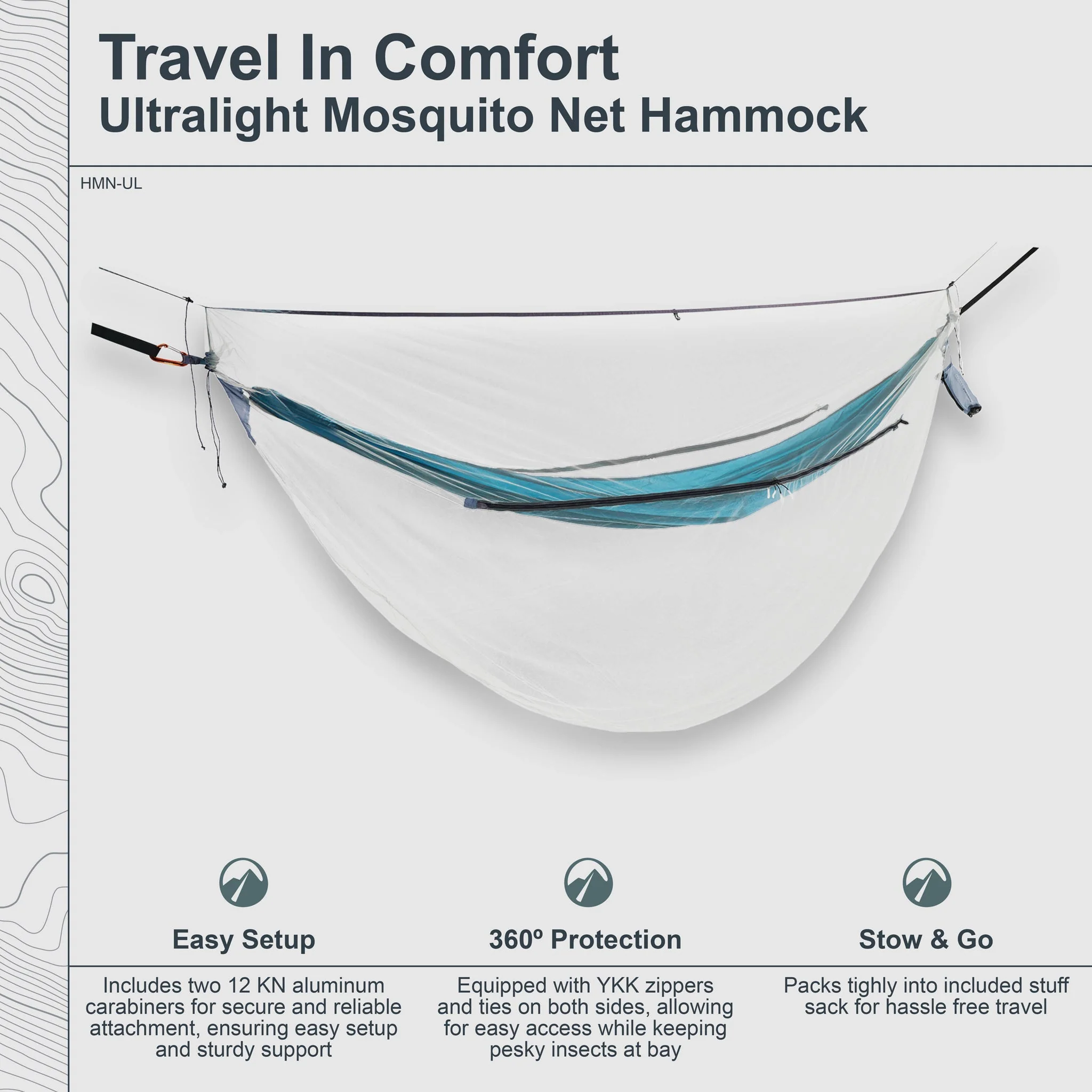 Mosquito Net for Hammocks Ultralight - Image 2