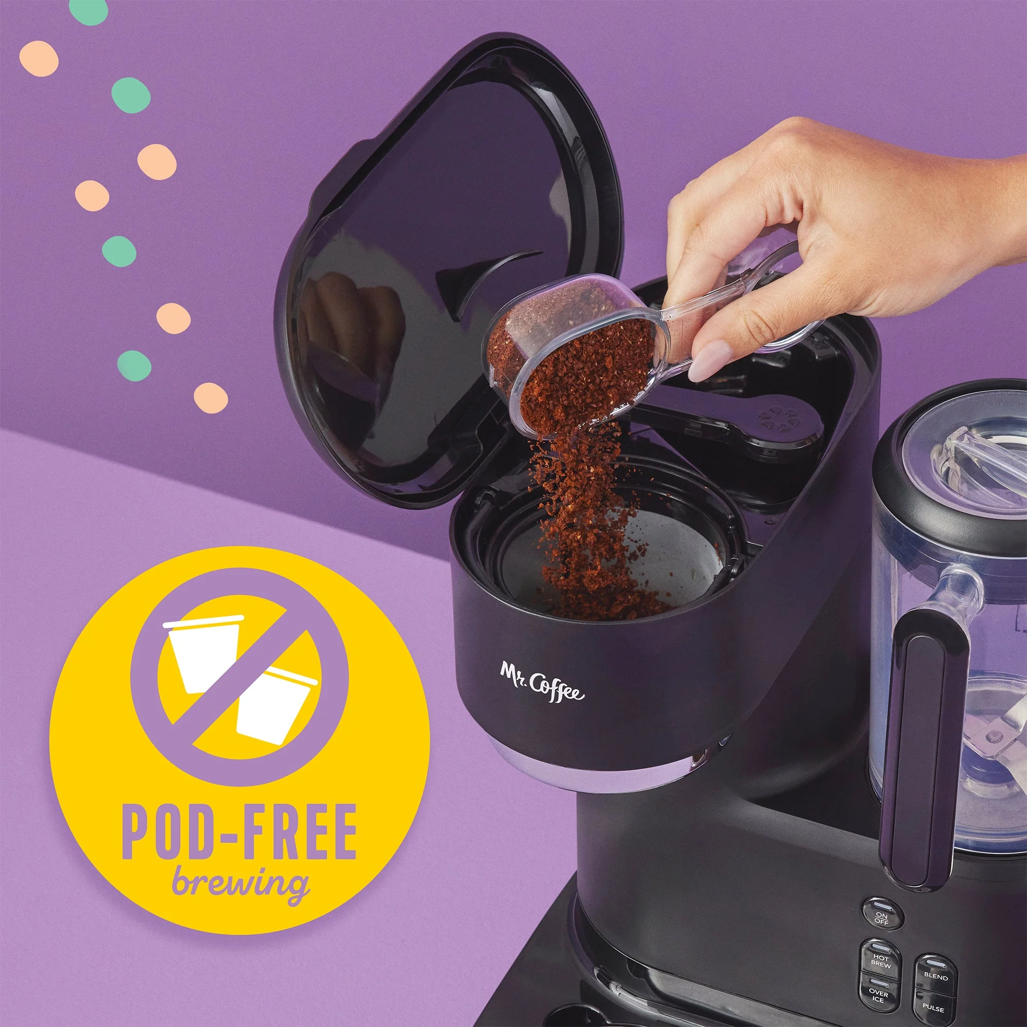 Mr. Coffee Single-Serve Frappe, Iced, and Hot Coffee Maker and Blender, Lavender - Image 10