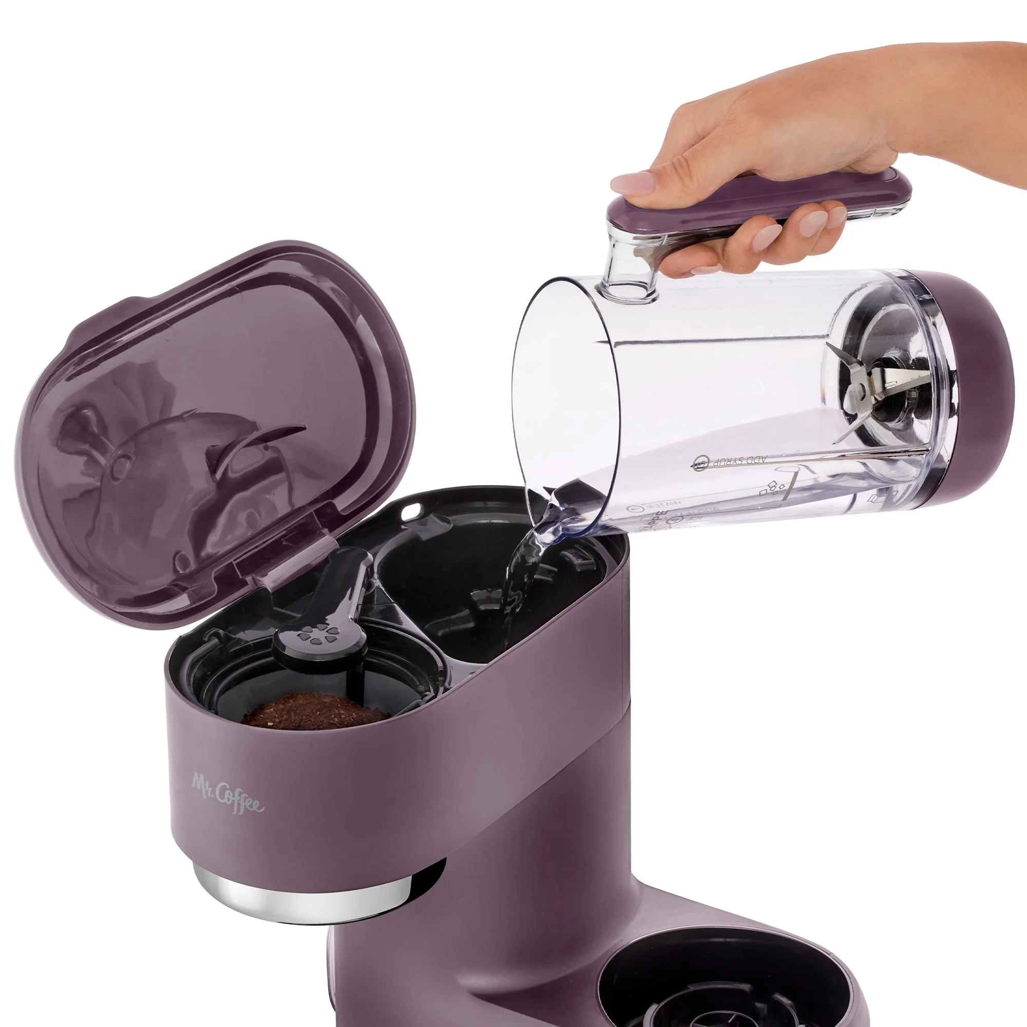 Mr. Coffee Single-Serve Frappe, Iced, and Hot Coffee Maker and Blender, Lavender - Image 7