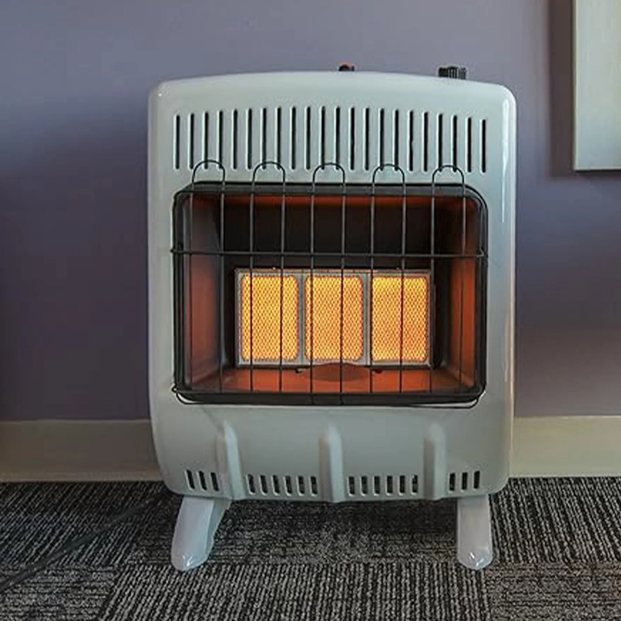 Mr. Heater 10,000 BTU Propane Vent Free Radiant Heat Indoor Wall Heater, White - Image 3