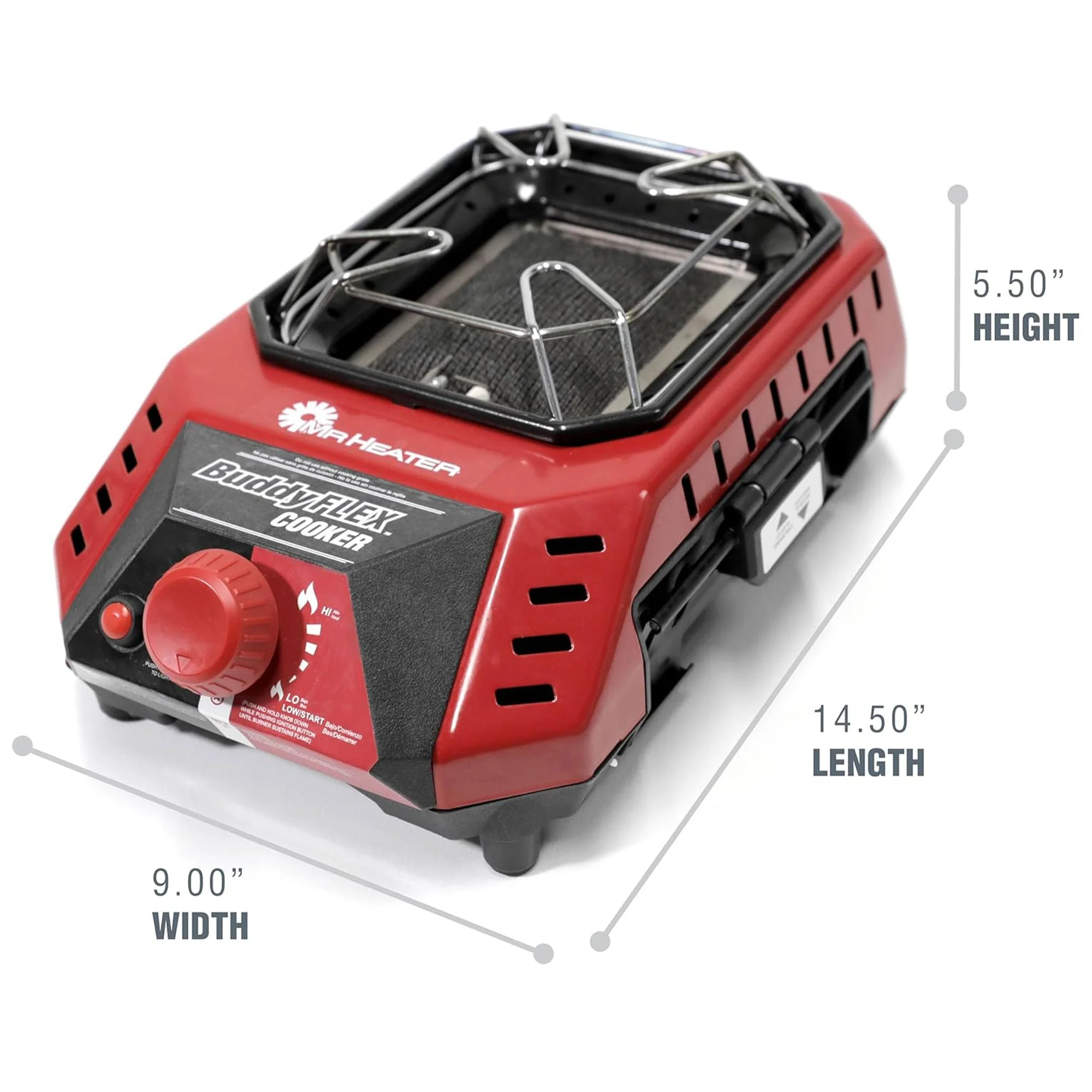 Mr. Heater Buddy FLEX 5,000 to 11,000 BTU Outdoor Portable Propane Gas Cooker - Image 2