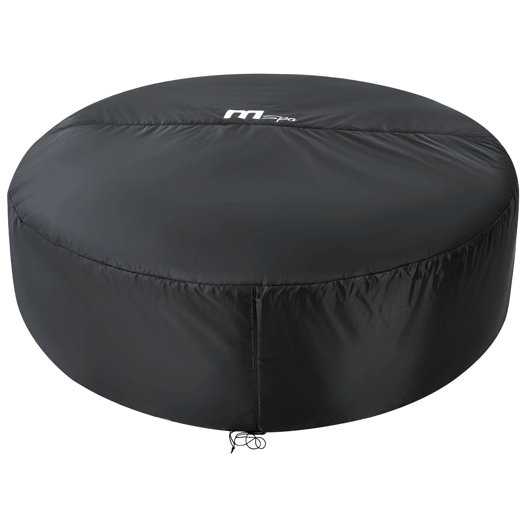 MSpa Round Thermal Cover with Snug Fit Design for Outdoor 6 Person Spas, Grey