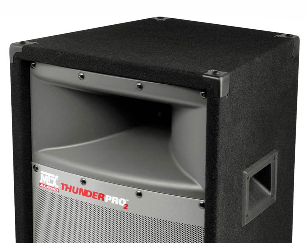 MTX TP1100 Thunder Pro2 10" 2-Way 200W Full-Range Cabinet Portable Loudspeaker - Image 4
