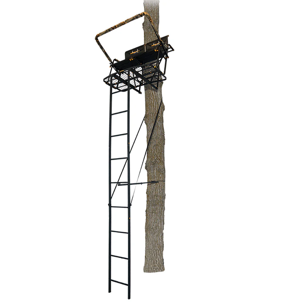 Muddy MLS2800 Rebel 2.5 17 Foot 2 Person Deer Hunting Ladder Tree Stand (2 Pack) - Image 3