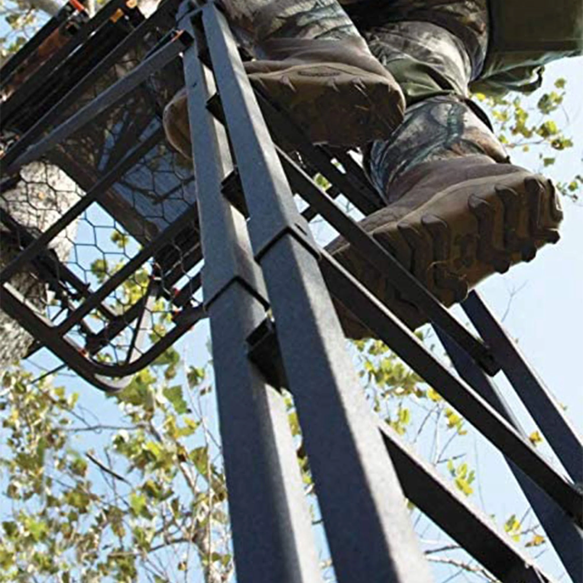 Muddy The Skybox 20 Foot 1 Person Hunting Deer Ladder Tree Stand, Black (2 Pack) - Image 6