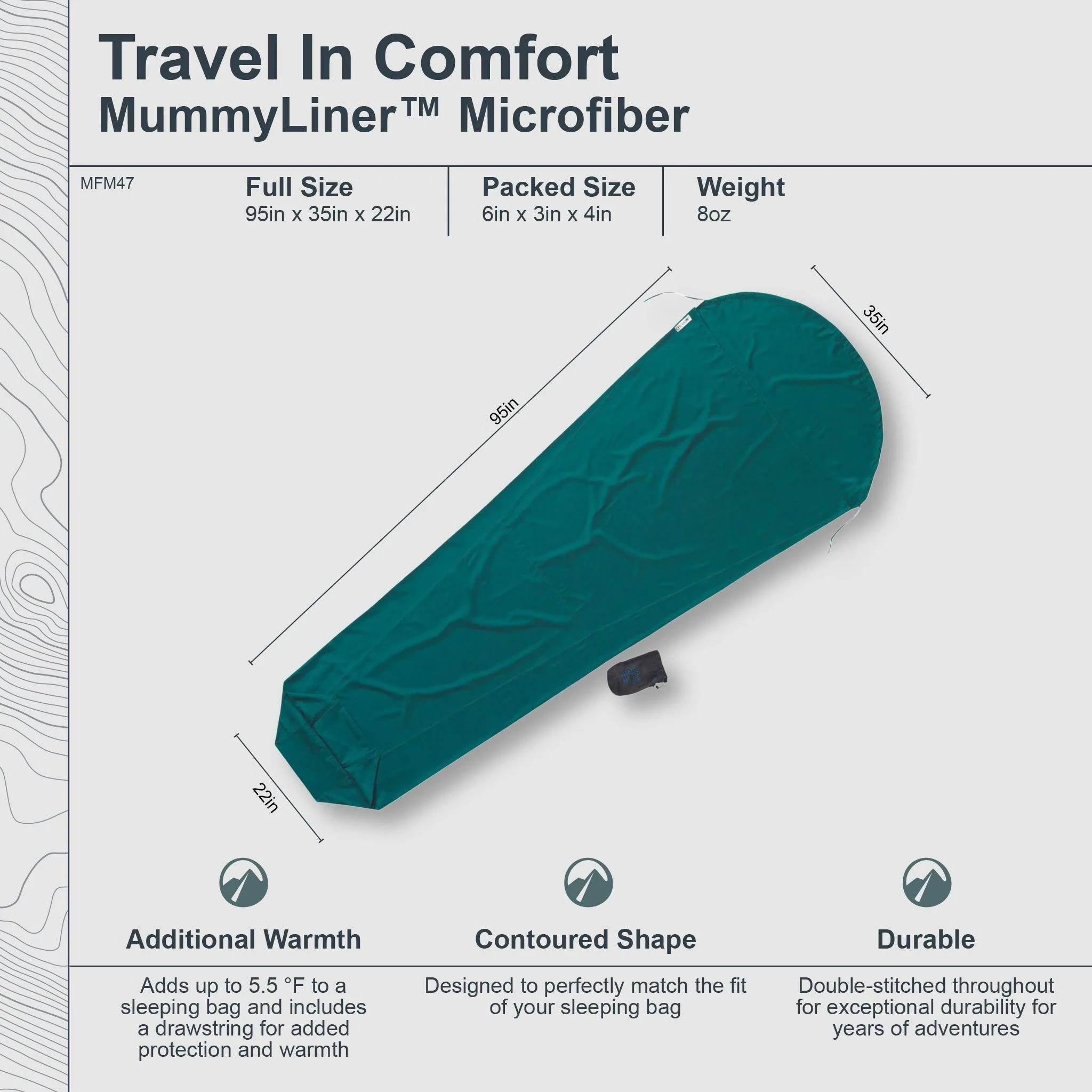 MummyLiner™ Microfiber - Image 3