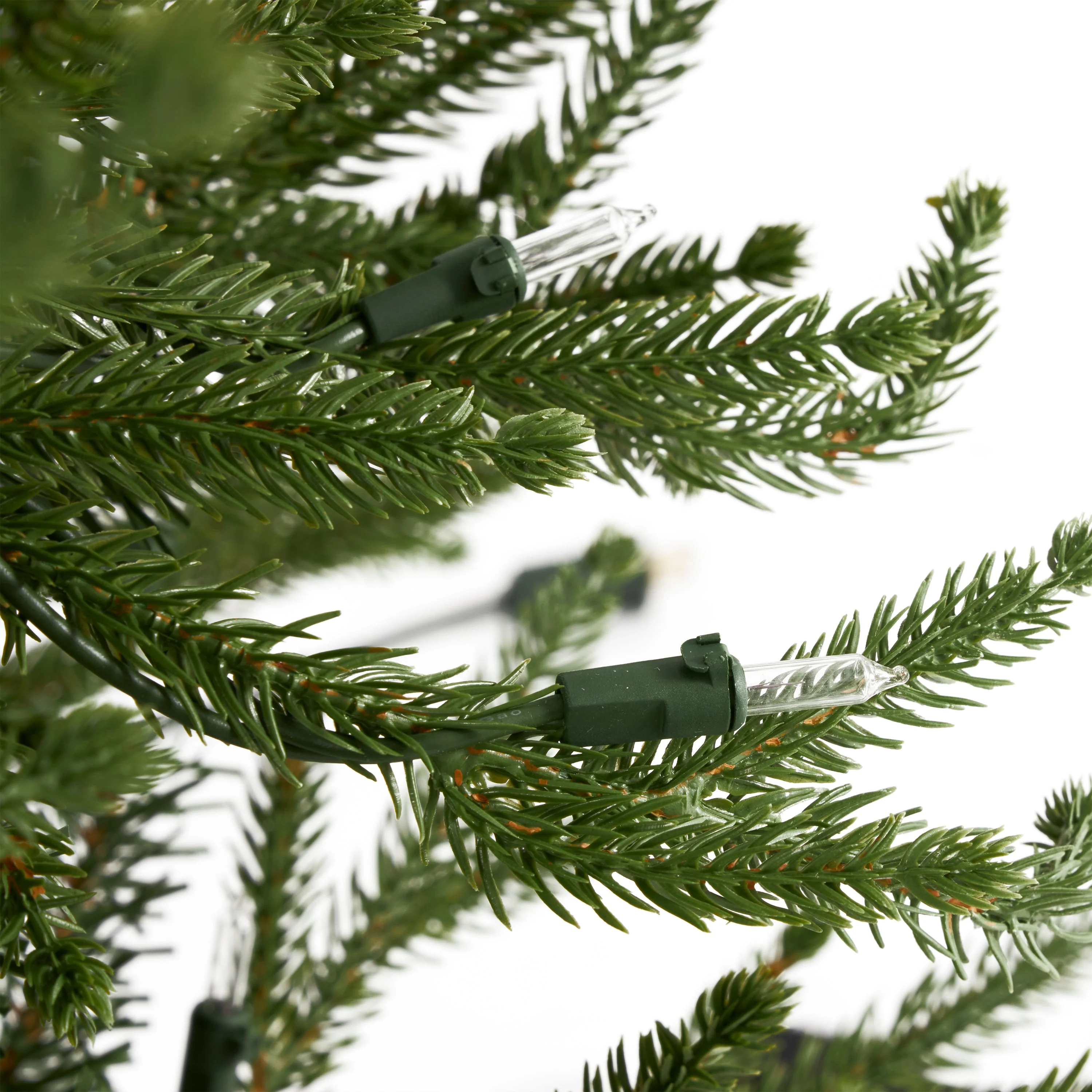 National Tree Company Montgomery 7 Foot Prelit Half Christmas Tree Clear Lights - Image 8