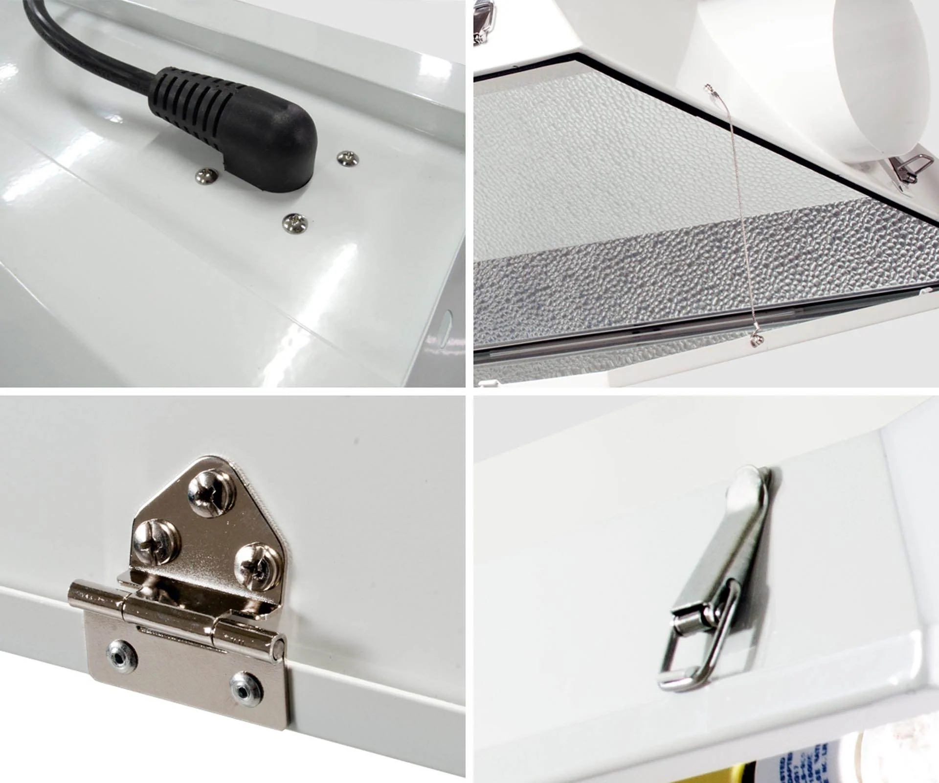 NEW! Hydrofarm Raptor 6" Air Cooled Grow Light Fixture Reflector Hood | RP6AC - Image 3