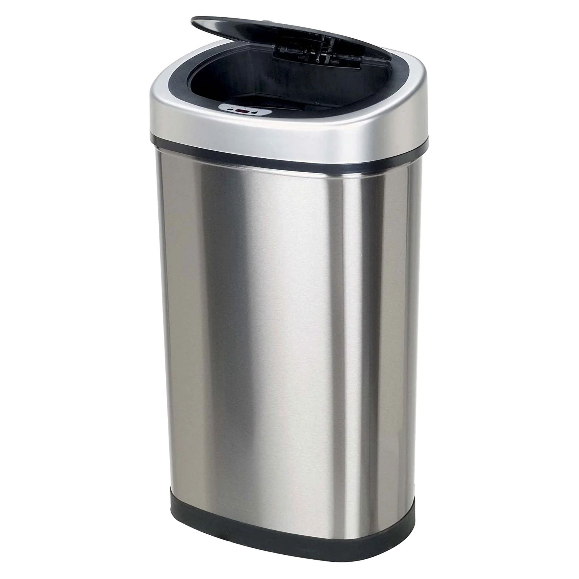 NINESTARS 13.2 Gallon Stainless Steel Hands Free Motion Sensor Garbage Trash Can - Image 3