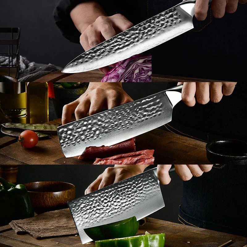 Noir Professional Chef Knife Set with G10 Handle - Image 5