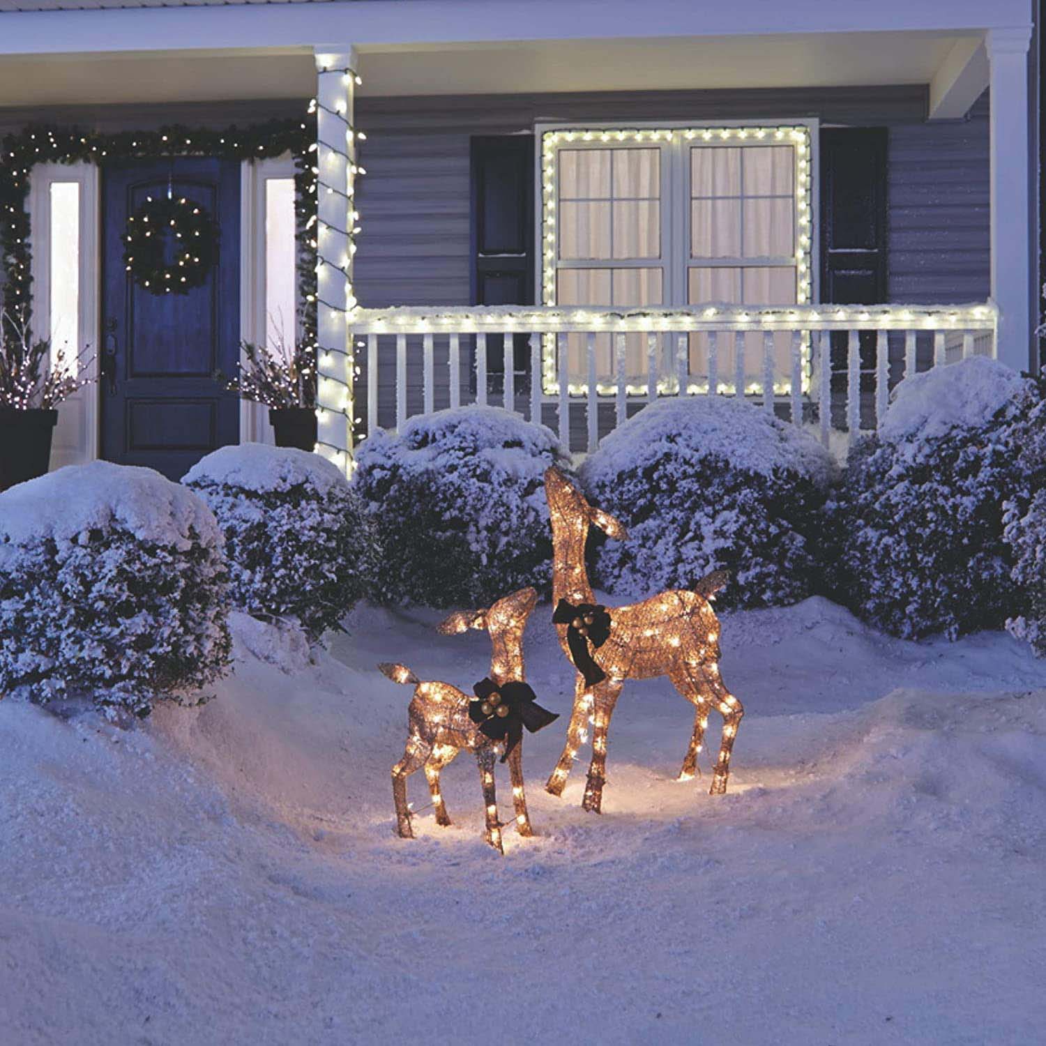 NOMA Christmas Deer 2.8 Ft Pre-Lit LED Outdoor Yard Decor Holiday Decoration - Image 4