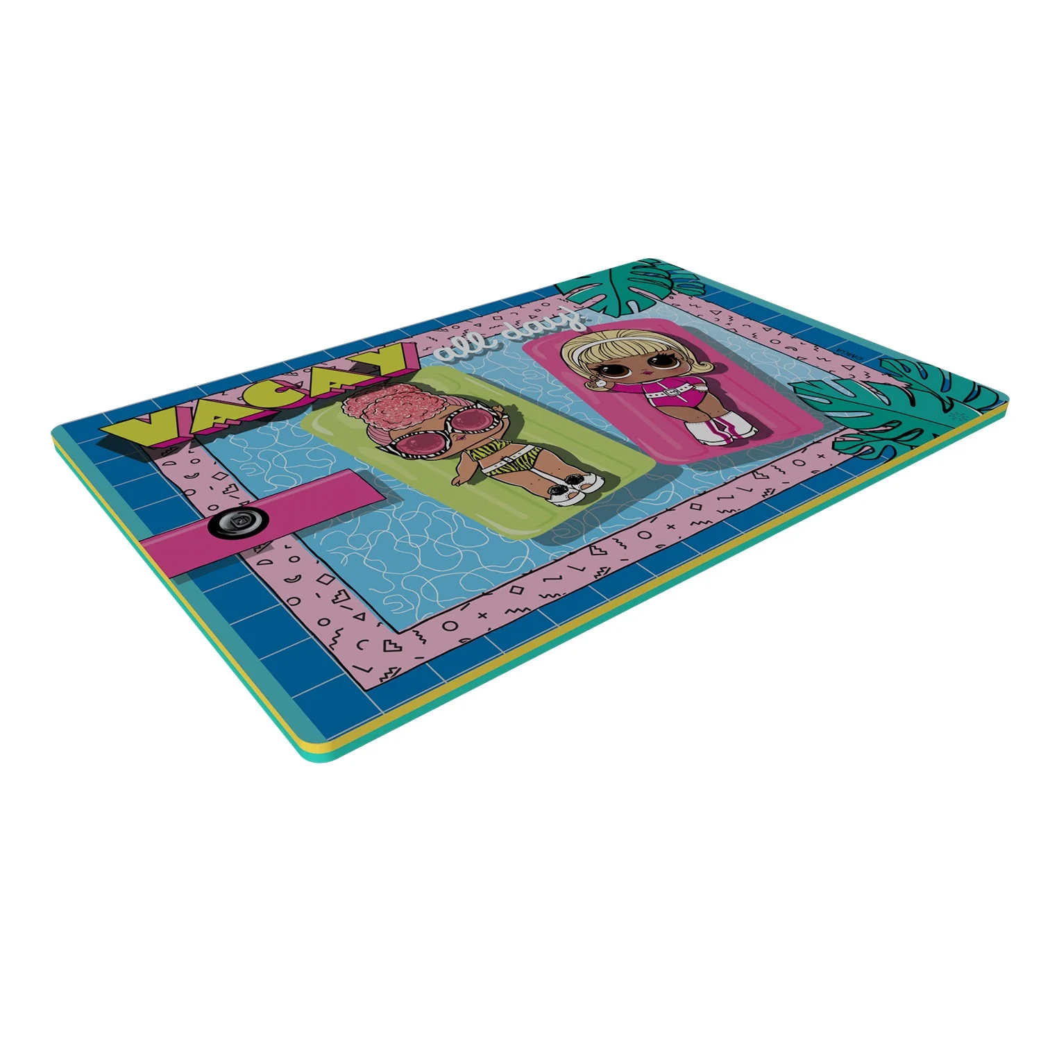 Novation iQ Mini Floating Oasis 6 x 4 Water Mat, Vacay All Day - Image 2