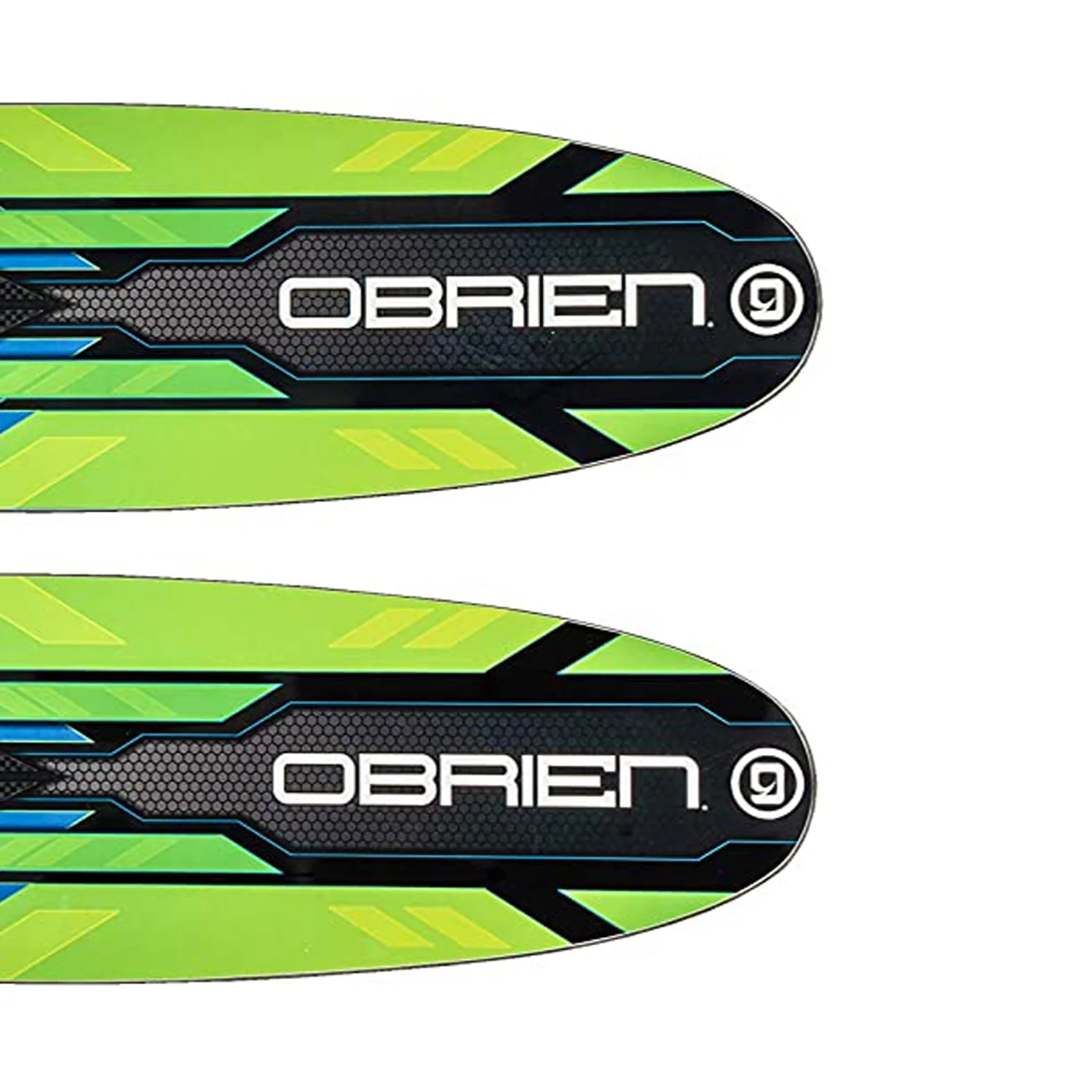 O'Brien 54 In Jr. Vortex Combo Water Skis for Shoe Size Kids 2 to Mens 7, Green - Image 3