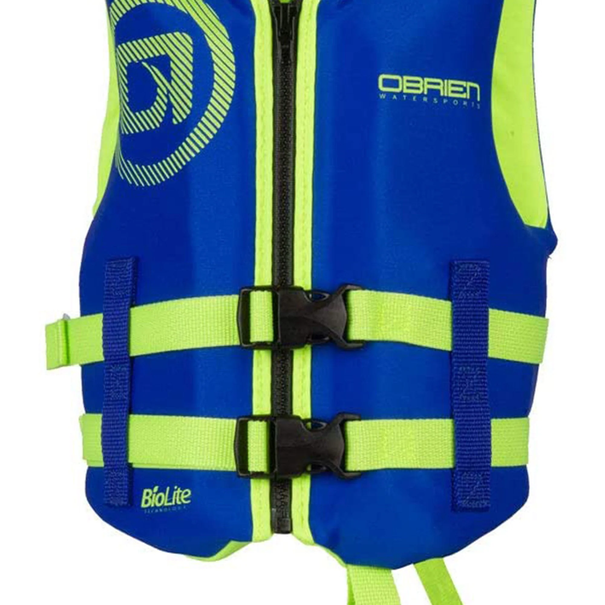 O'Brien Traditional Neoprene Life Jacket for Small Children 33-55 Pounds, Blue - Image 3