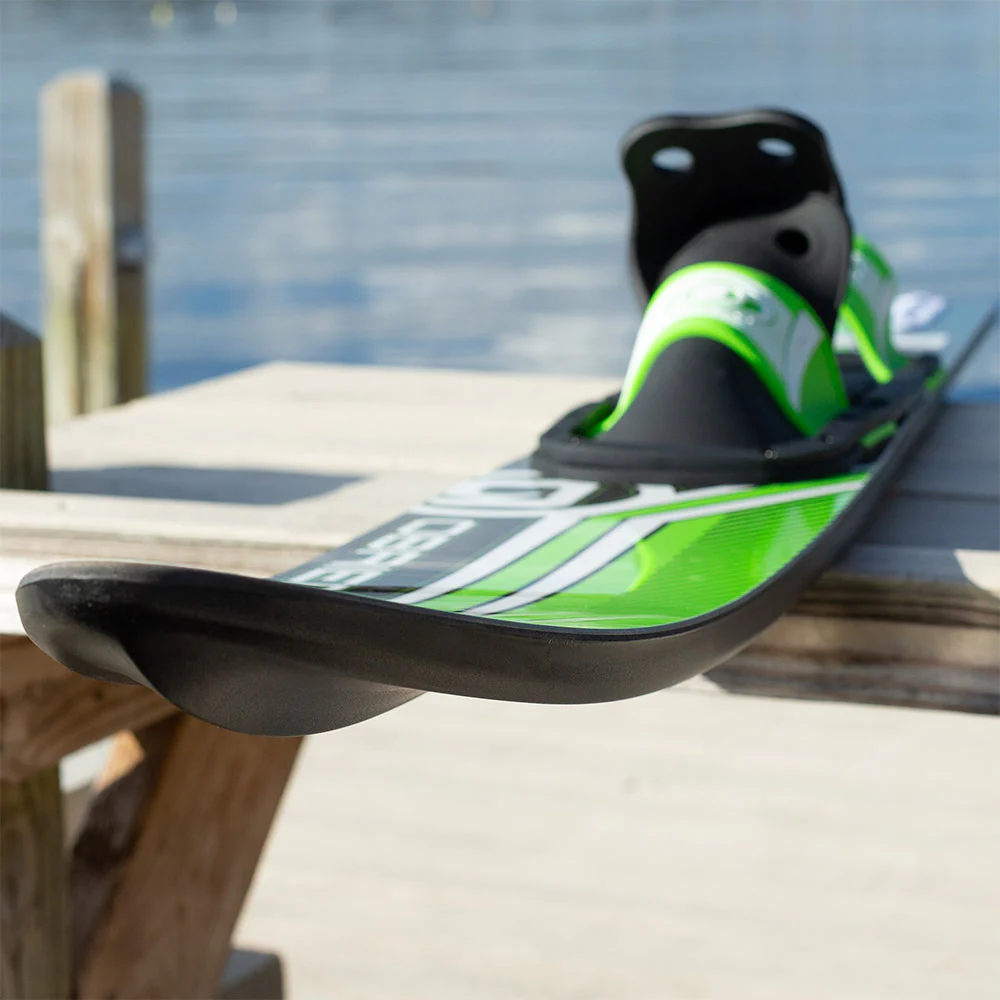 O'Brien Watersports Adult 67 inches Reactor Combo Water skis, Green and Black - Image 7