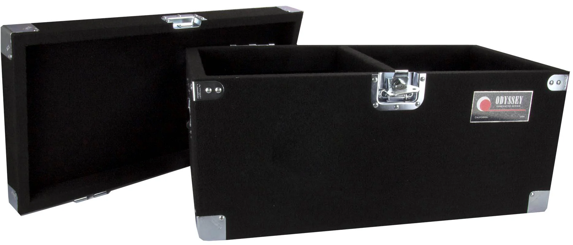 Odyssey CLP200P Carpeted Pro DJ Case w/ Detachable Lid for 200 LP Vinyl Records - Image 3
