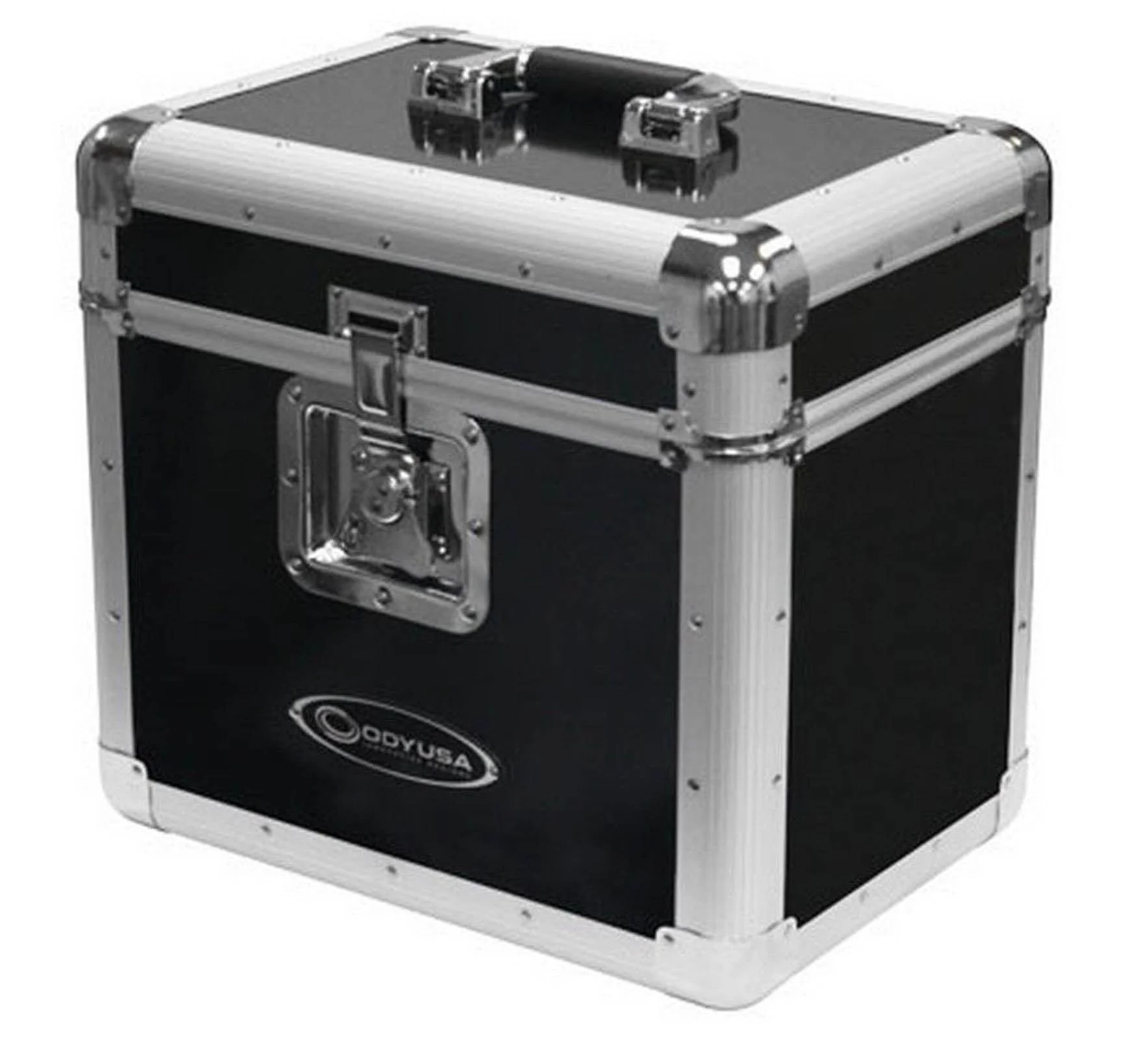 Odyssey KROM Series Record Utility Case for 70 12" Vinyl Records & LPs, Silver - Image 4