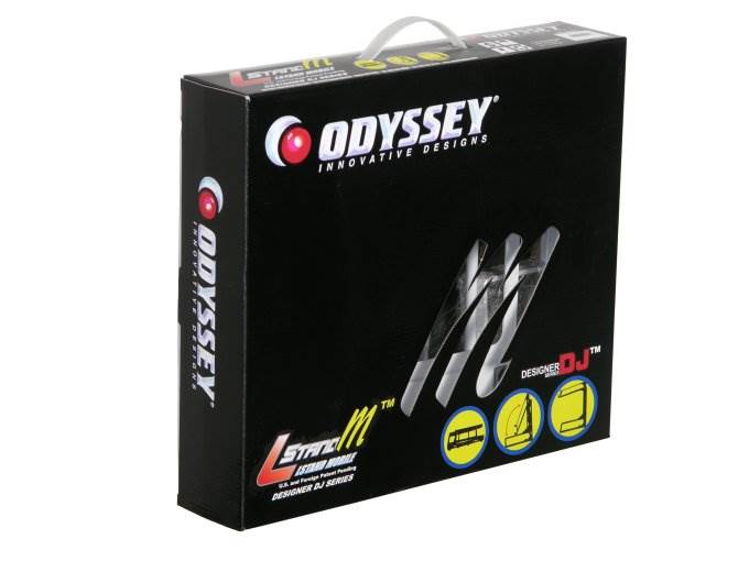 Odyssey LSTANDM Mobile Laptop CD-Player/ Controller Pro DJ Stand w/ Table Clamps - Image 2