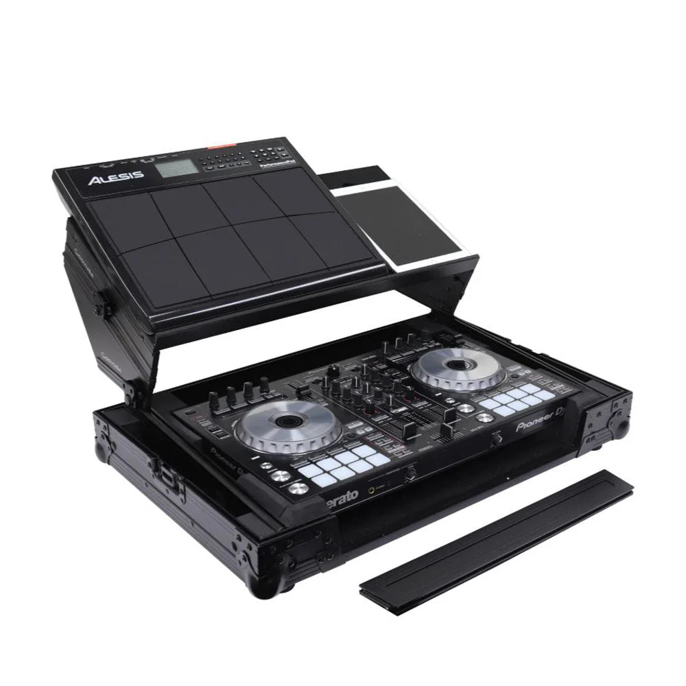Odyssey Pioneer DDJ-SR / DDJ-SR2 Flight Case with Angle Glide Platform, Black - Image 5