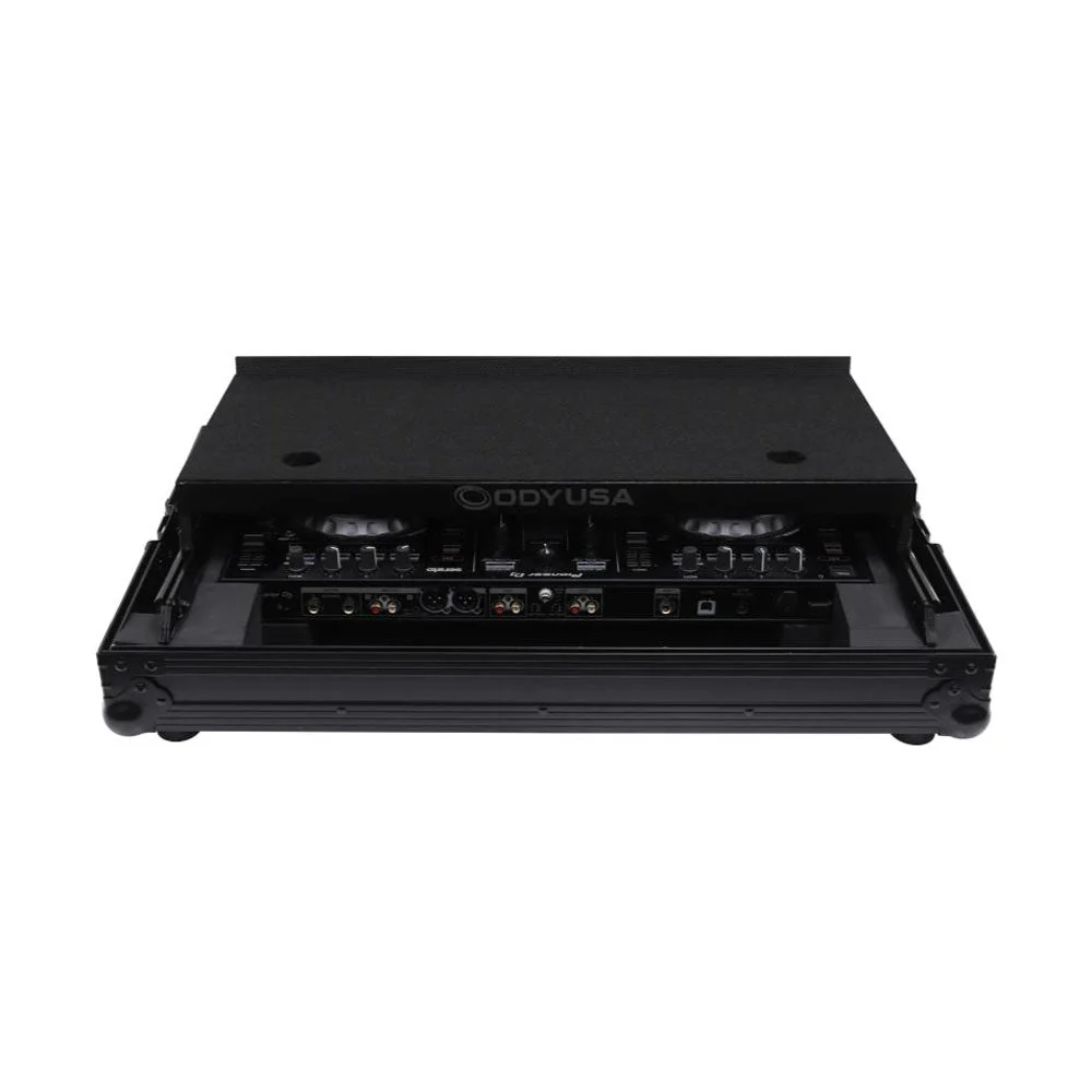 Odyssey Pioneer DDJ-SR / DDJ-SR2 Flight Case with Angle Glide Platform, Black - Image 7
