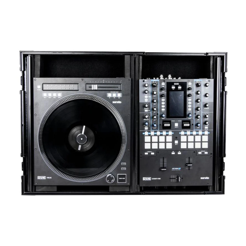 Odyssey Reversible DJ Coffin Flight Case with Full Laptop Glide Platform, Black - Image 4
