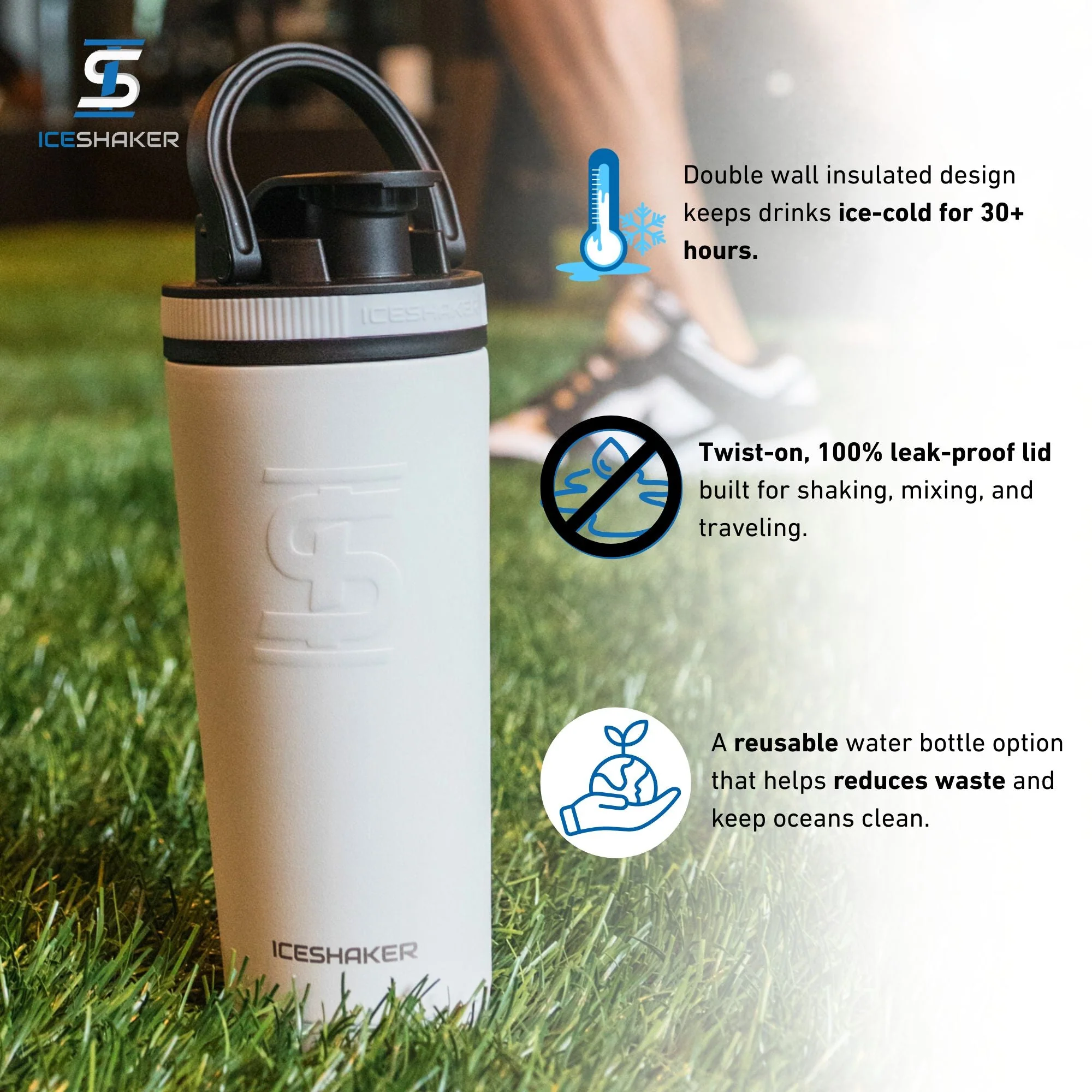 Officially Licensed Columbus Blue Jackets 26oz Ice Shaker - Image 10