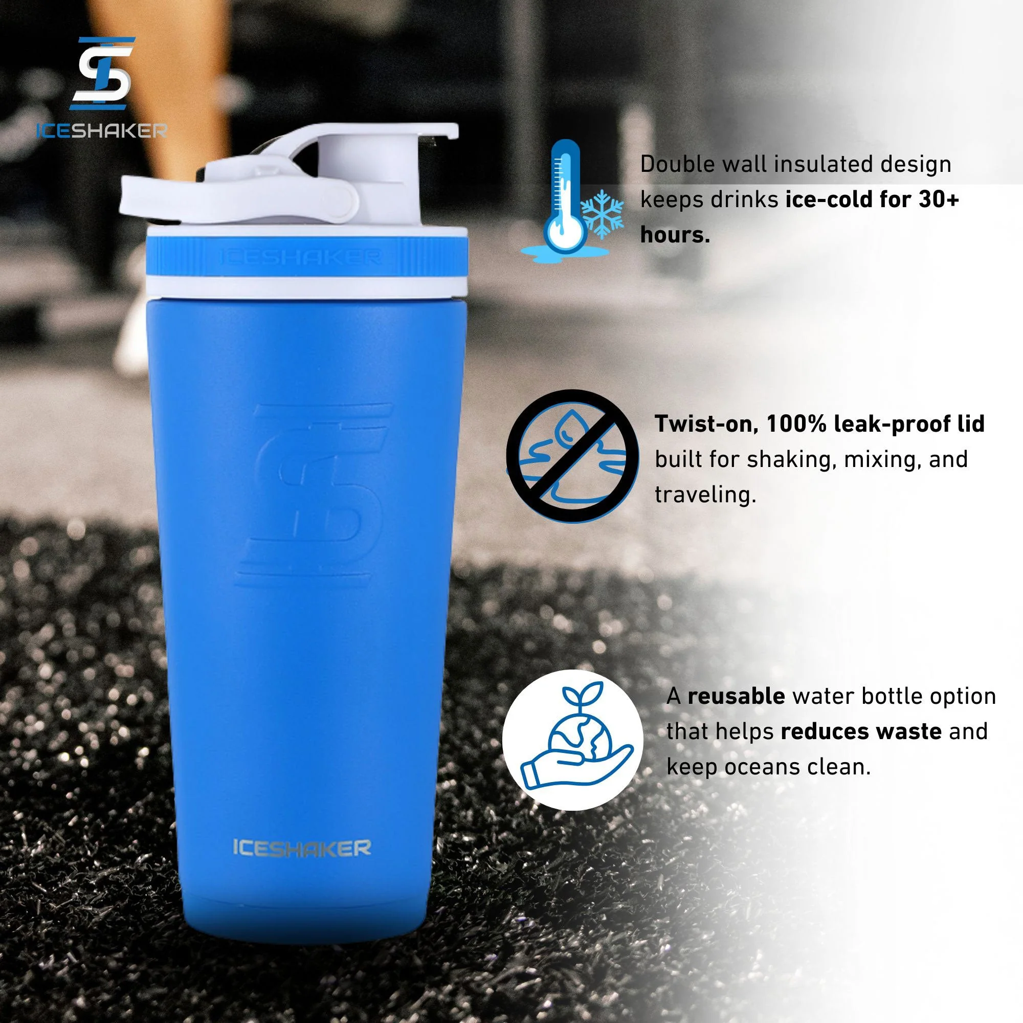 Officially Licensed Kansas City Royals 26oz Ice Shaker - Image 3