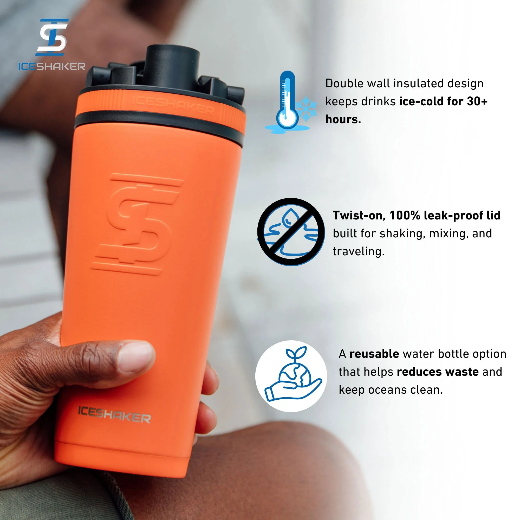 Officially Licensed San Francisco Giants 26oz Ice Shaker - Image 10
