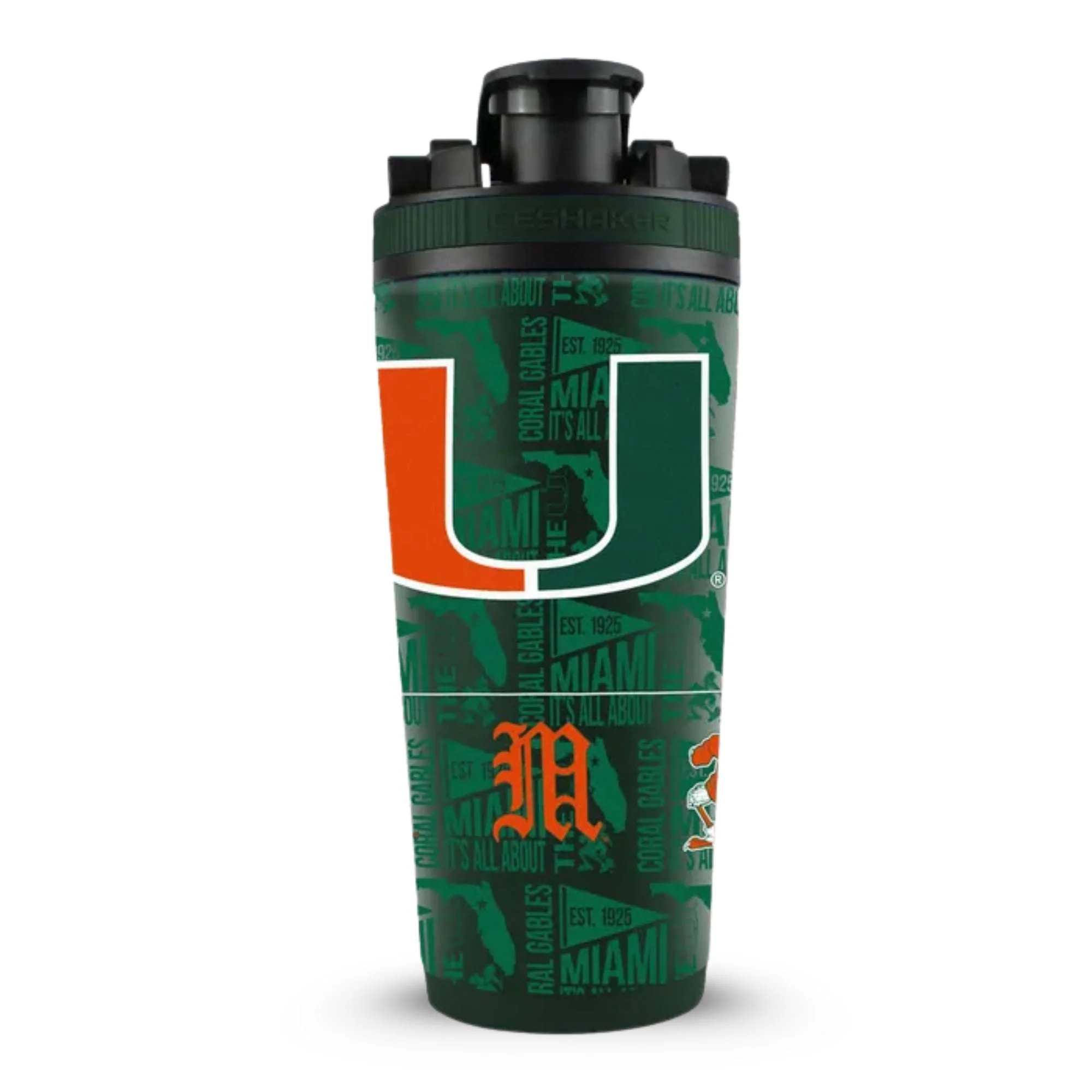 Officially Licensed University of Miami 26oz Ice Shaker - Image 16