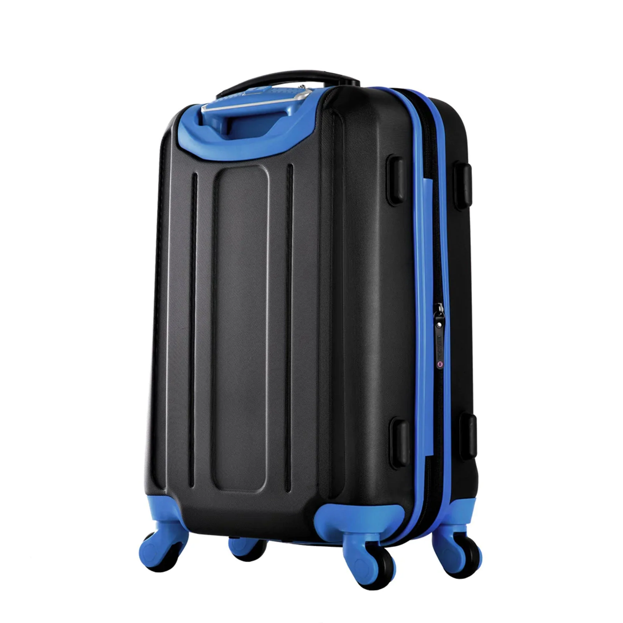 Olympia Apache II 21" Expandable Carry On 4 Wheel Spinner Luggage Suitcase, Blue - Image 3