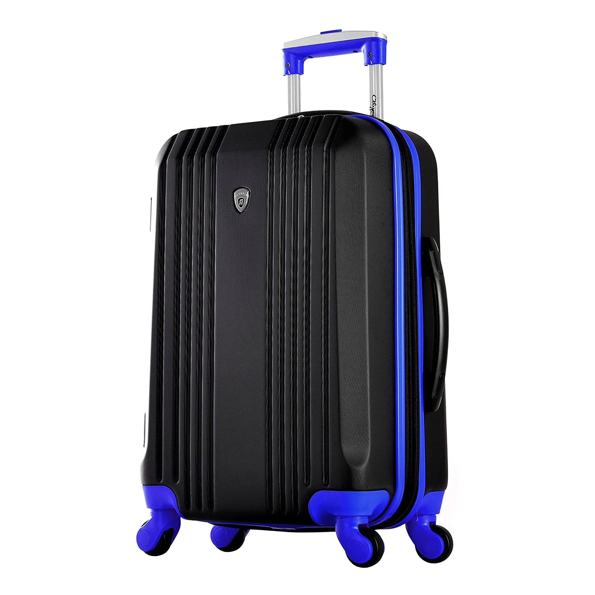 Olympia Apache II Hardcase 4 Wheel Spinner Luggage Suitcase 3 Piece Set, Blue - Image 2