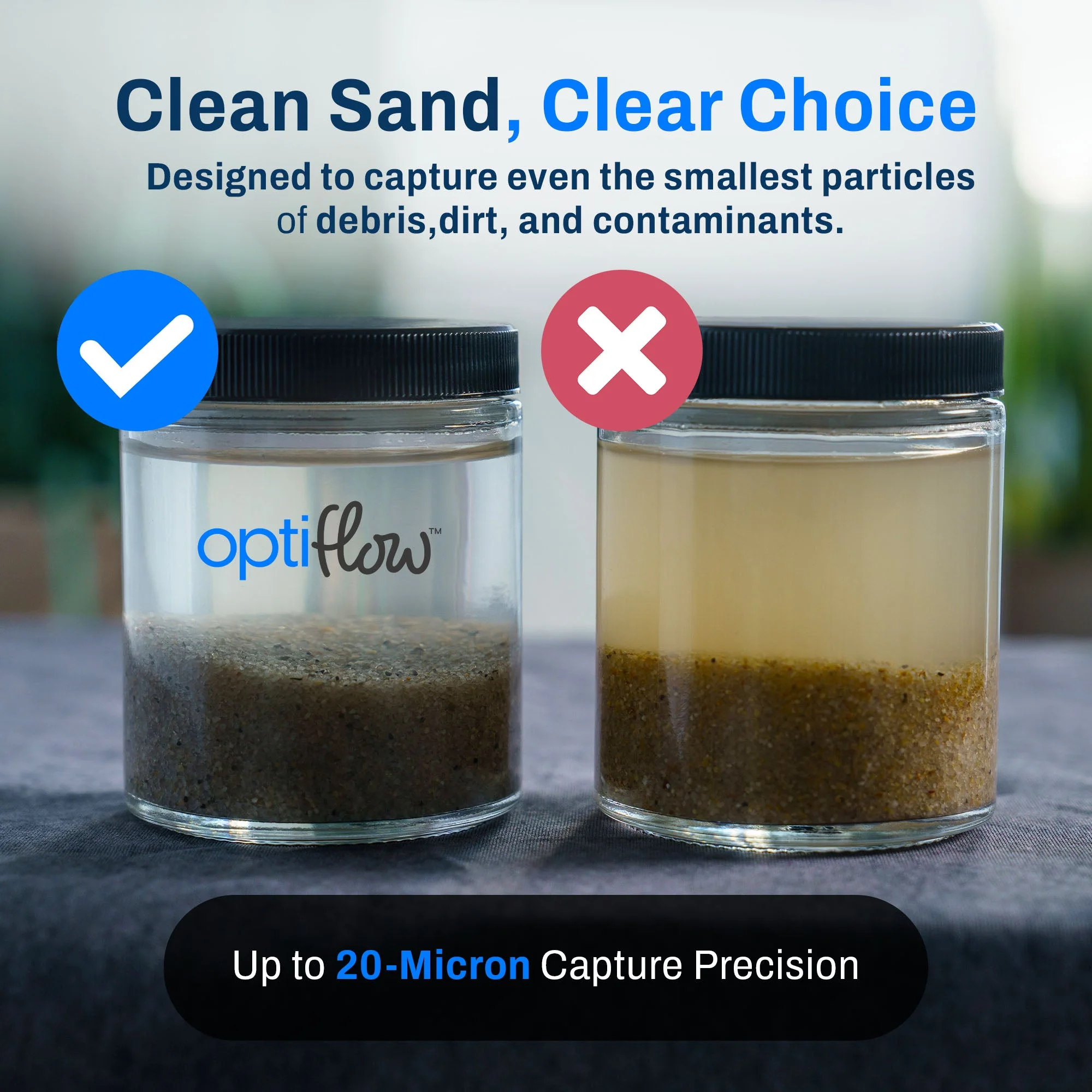 OptiFlow 50 Lb Premium Pool Filtration Angular Sand with Pure Silica Formula - Image 3
