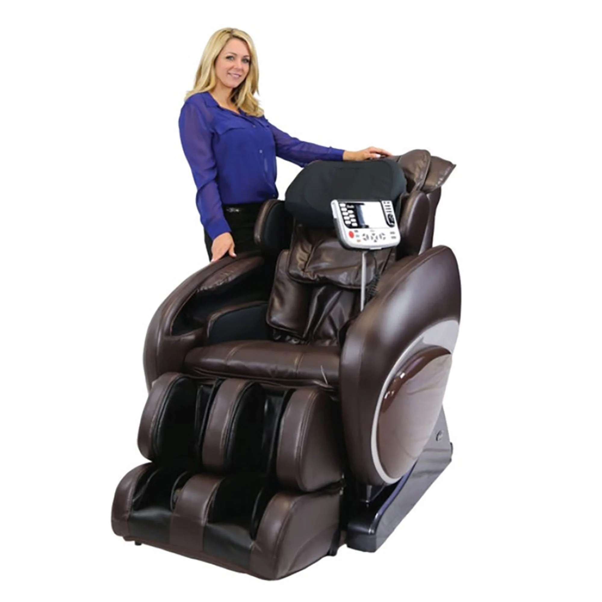 Osaki OS-4000T Zero Gravity Computer Body Scan Reclining Massage Chair, Brown - Image 5