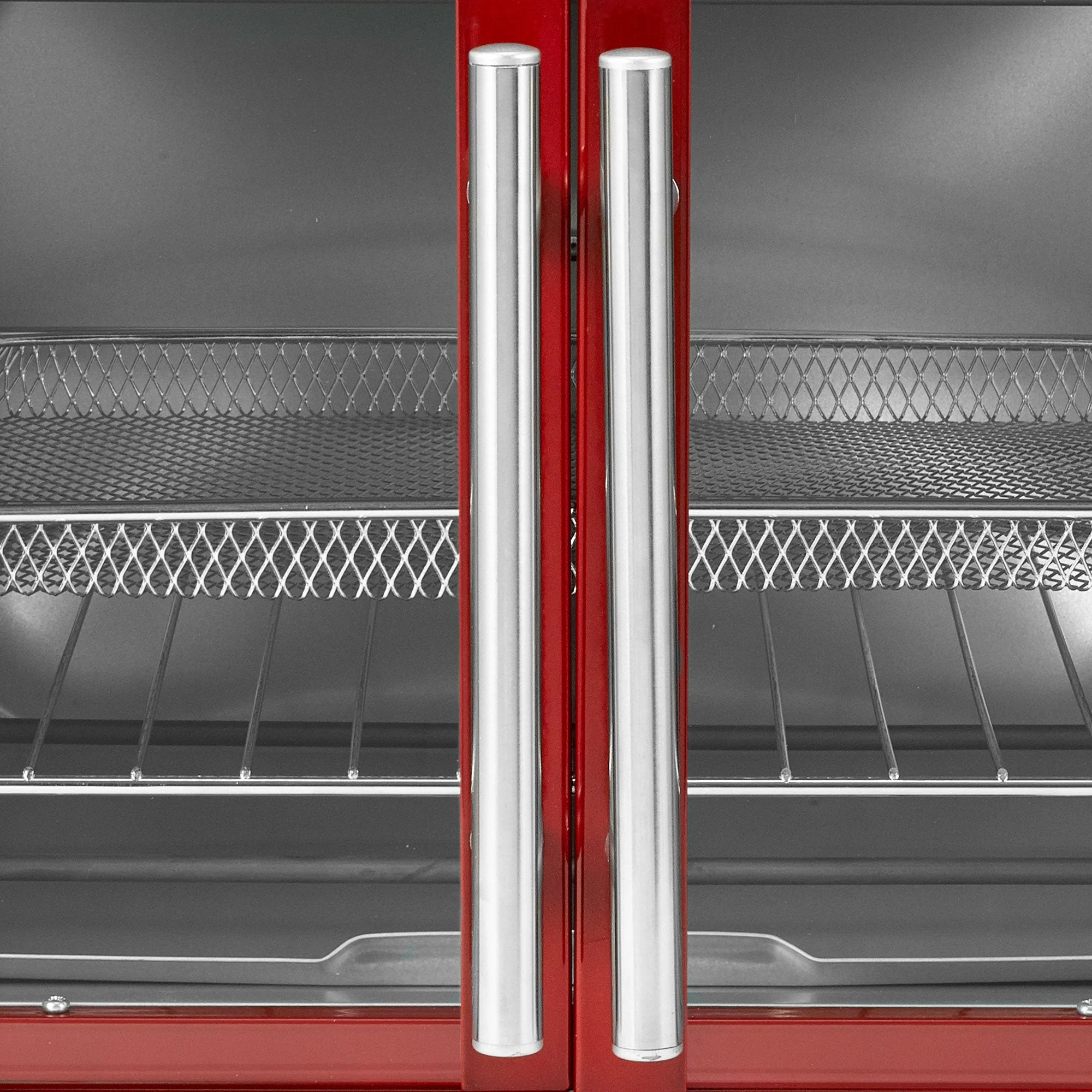 Oster French Door Turbo Convection Toaster Oven with Extra Large Interior, Red - Image 6