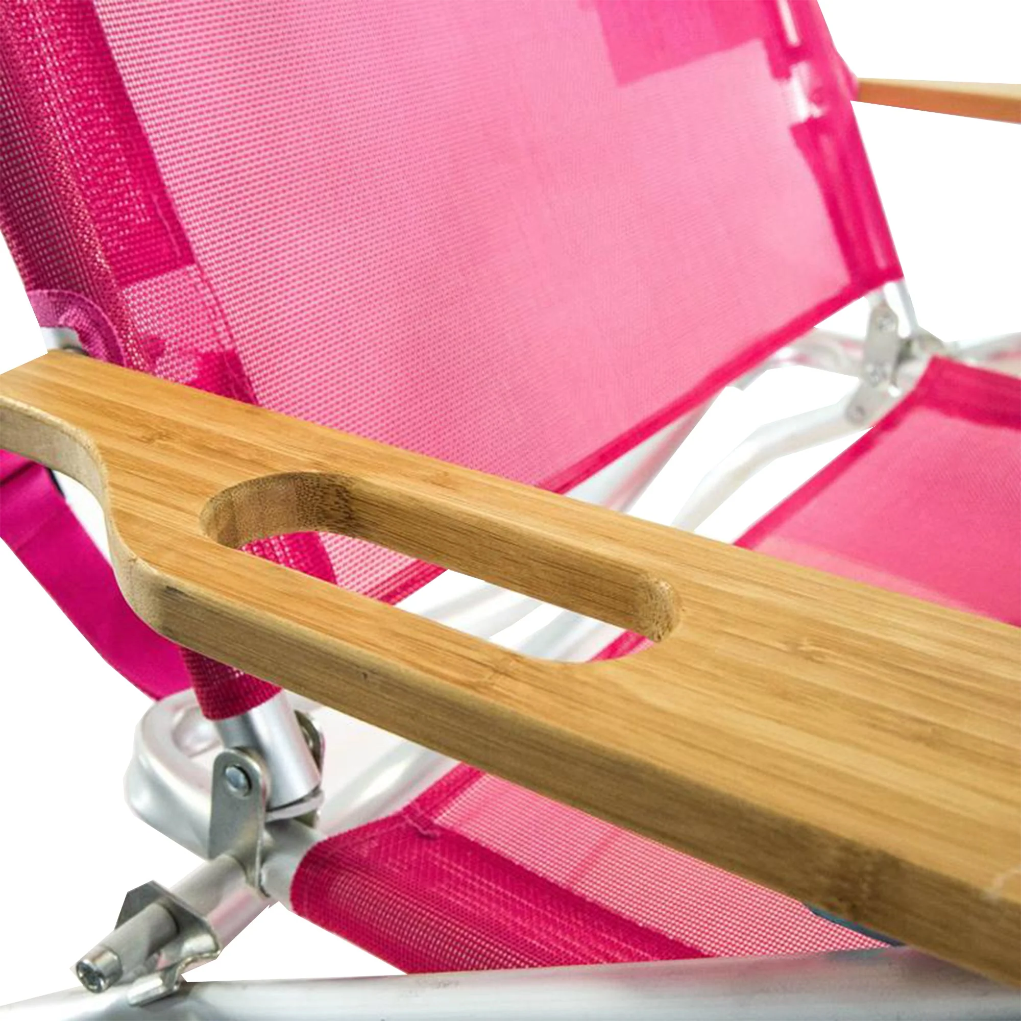 Ostrich Altitude 3 in 1 16 Inch Tall Lounge Reclining Beach Chair, Pink (2 Pack) - Image 9