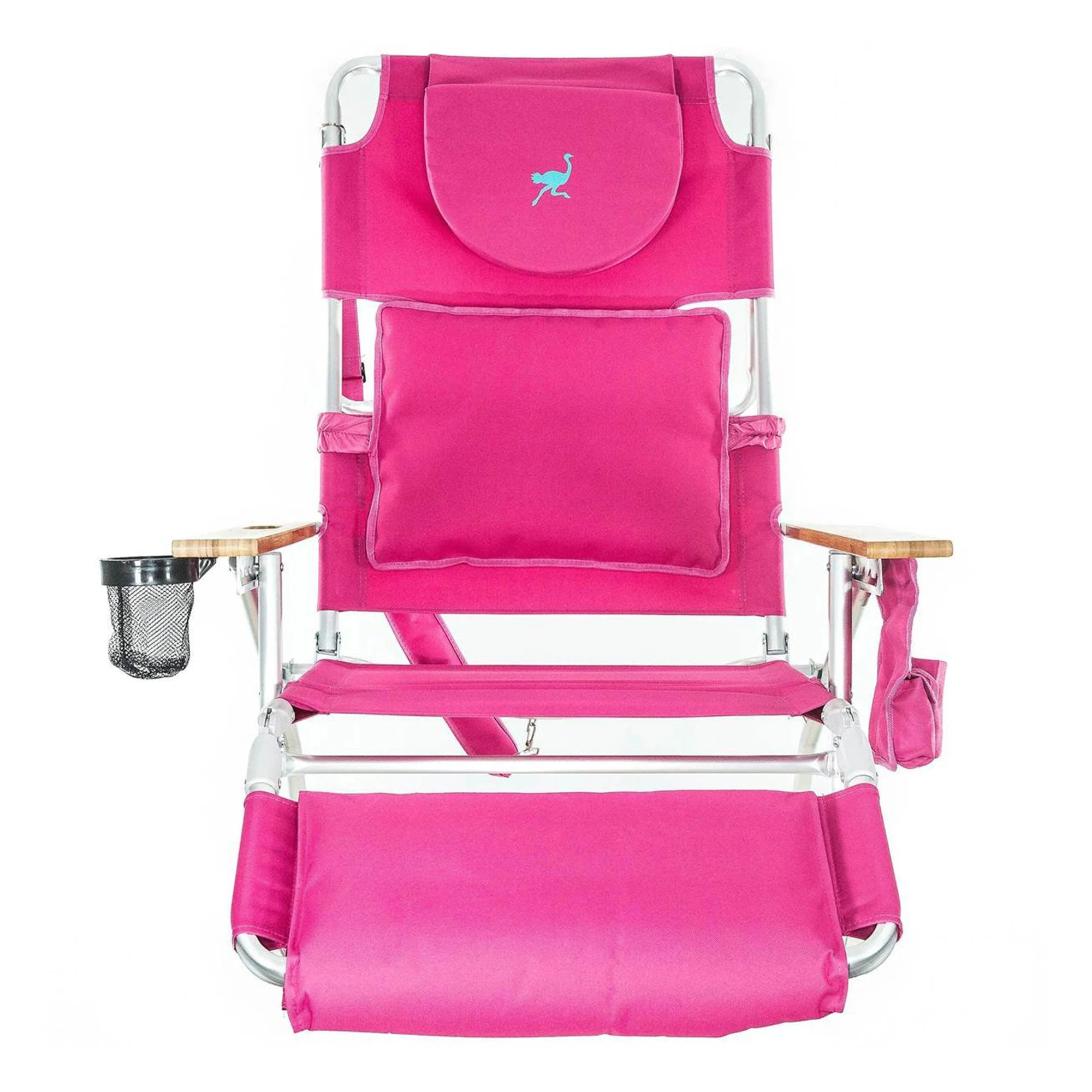Ostrich Deluxe 3in1 Reclining Chair and Ladies Comfort On-Your-Back Beach Chair - Image 8