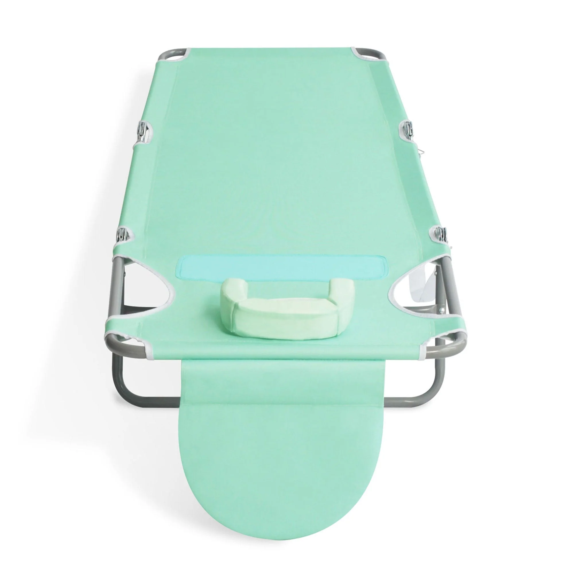 Ostrich The Ladies Comfort Lounger, Foldable Beach Pool Tanning Chair, Teal - Image 10